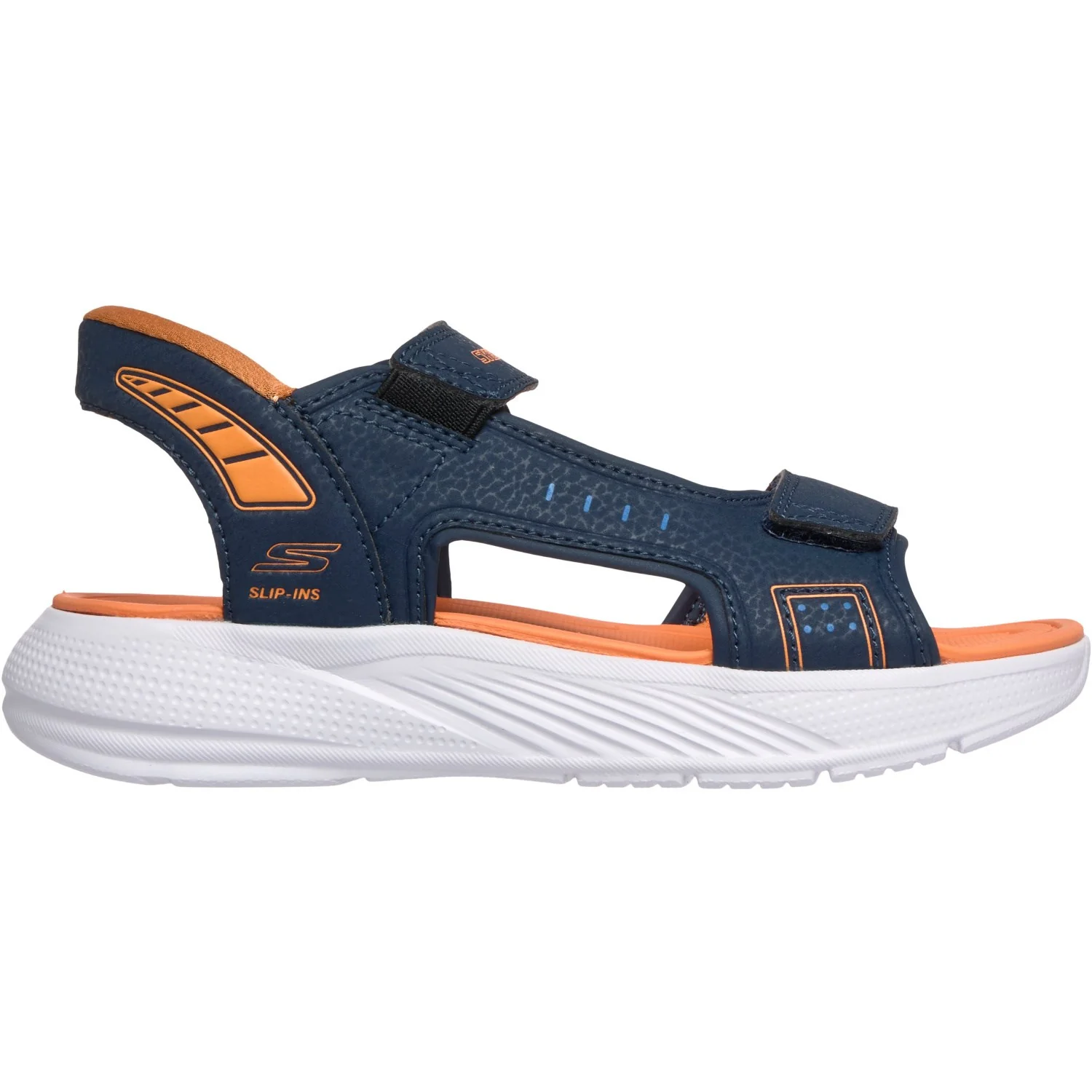 Skechers Navy Microspec-Splash - Image 2