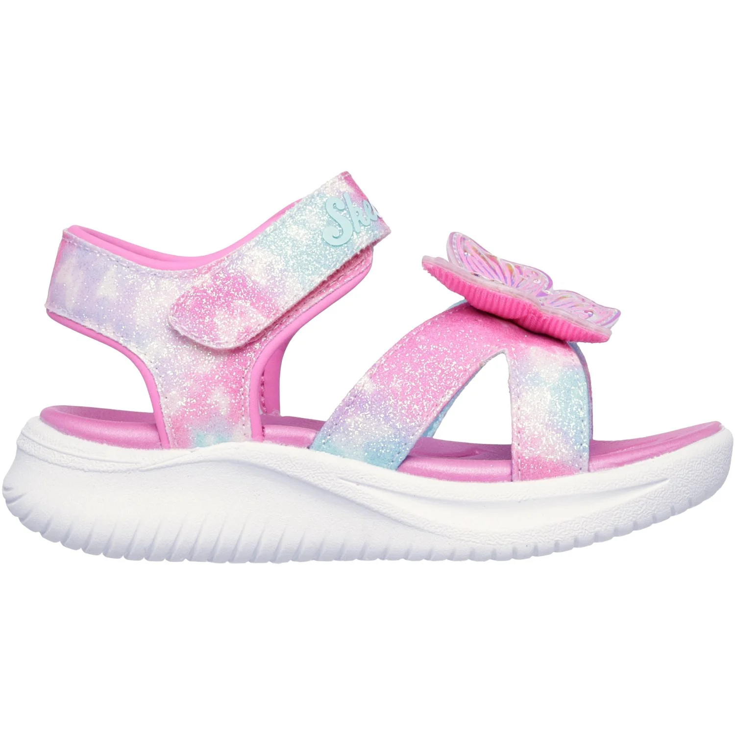 Skechers Pink S Lights - Jumpsters Sandal – Butterfly Brights - Image 2