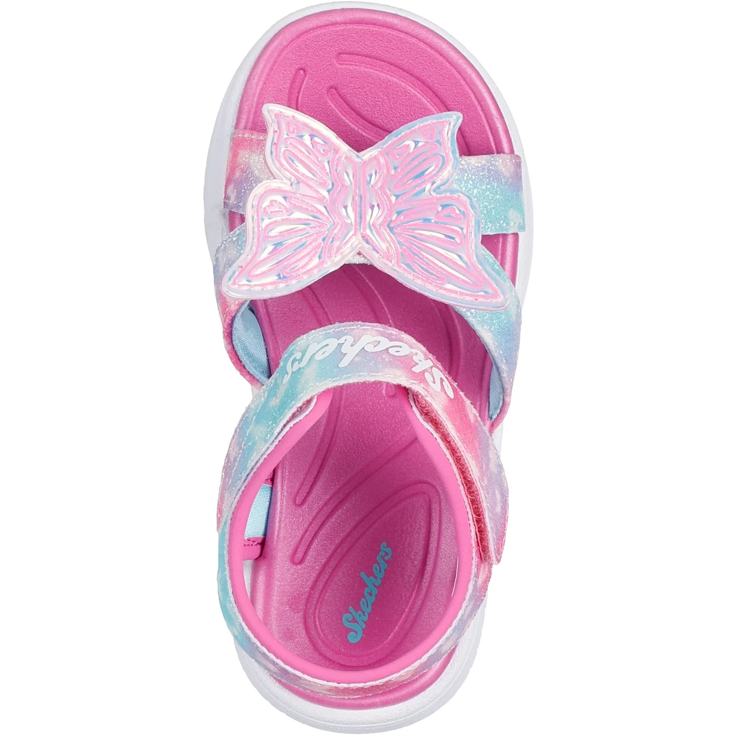 Skechers Pink S Lights - Jumpsters Sandal – Butterfly Brights - Image 4
