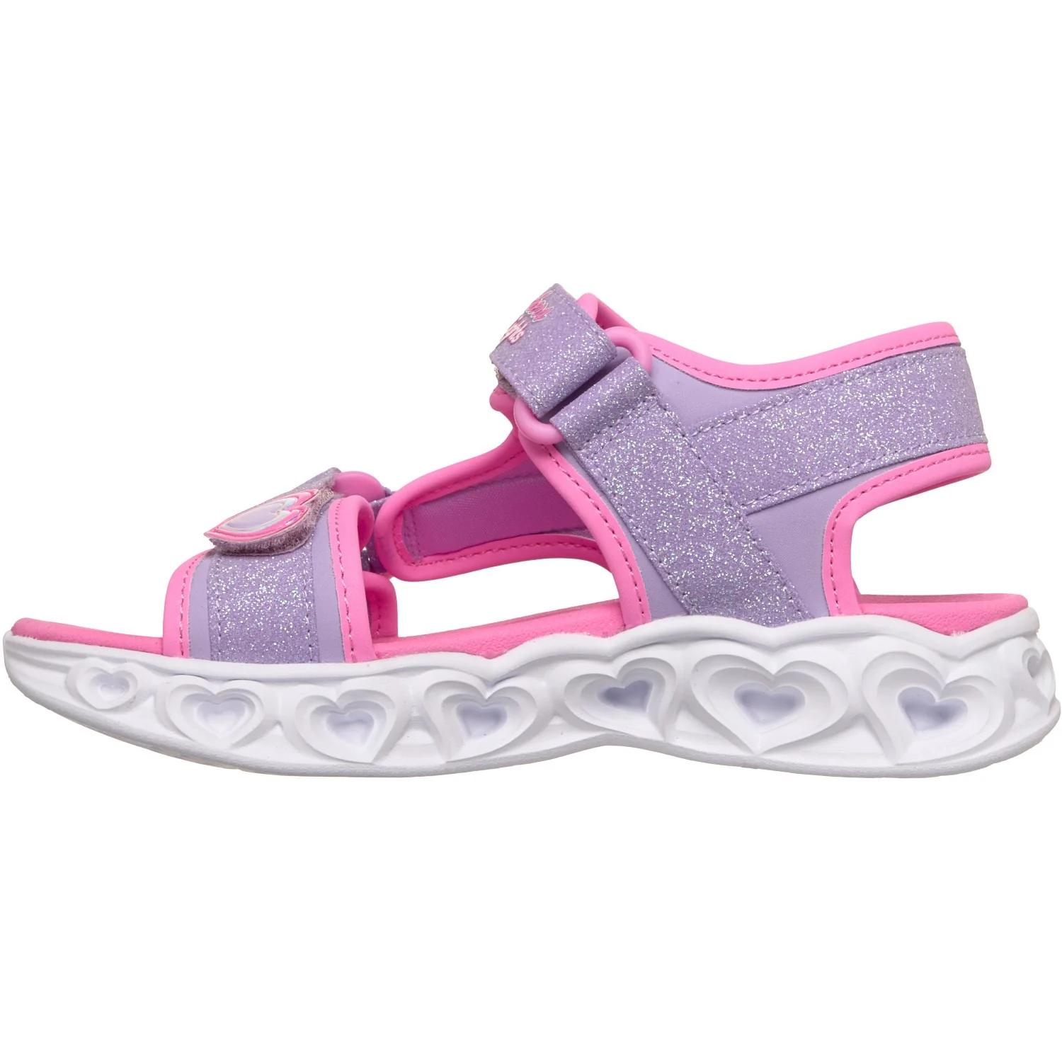 Skechers Purple Heart Lights Sandals - Image 3