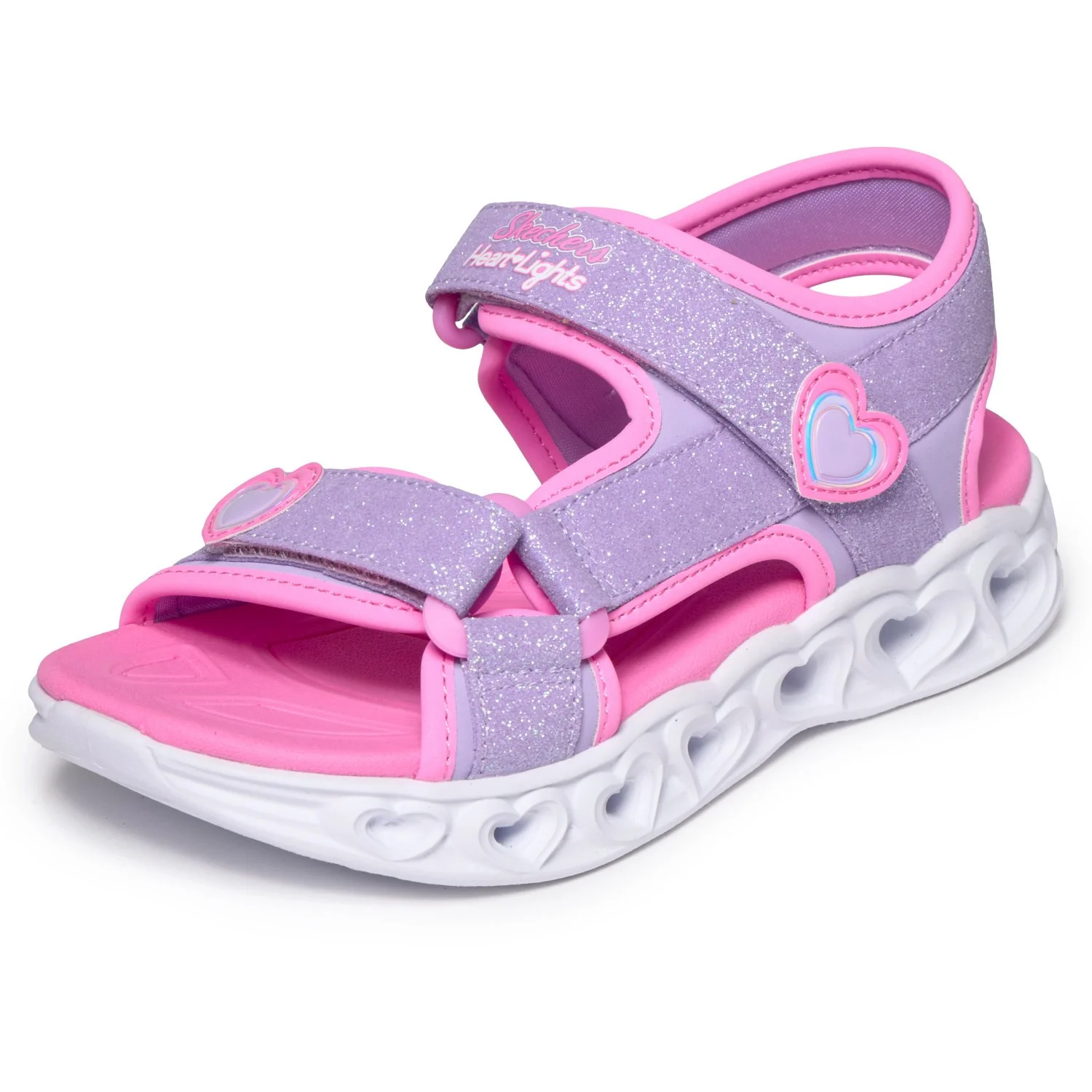 Skechers Purple Heart Lights Sandals - Image 4