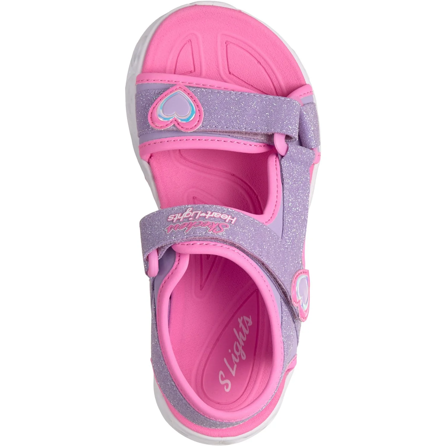 Skechers Purple Heart Lights Sandals - Image 5