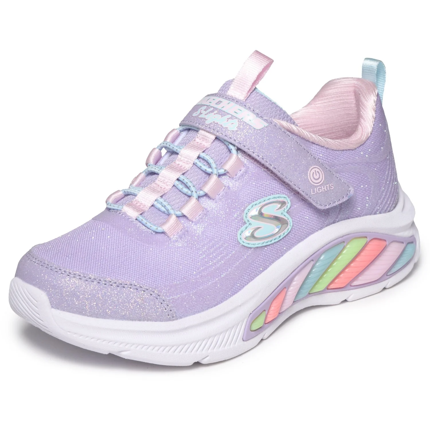 Skechers Purple Rainbow Cruisers - Glitzy Glow - Image 4