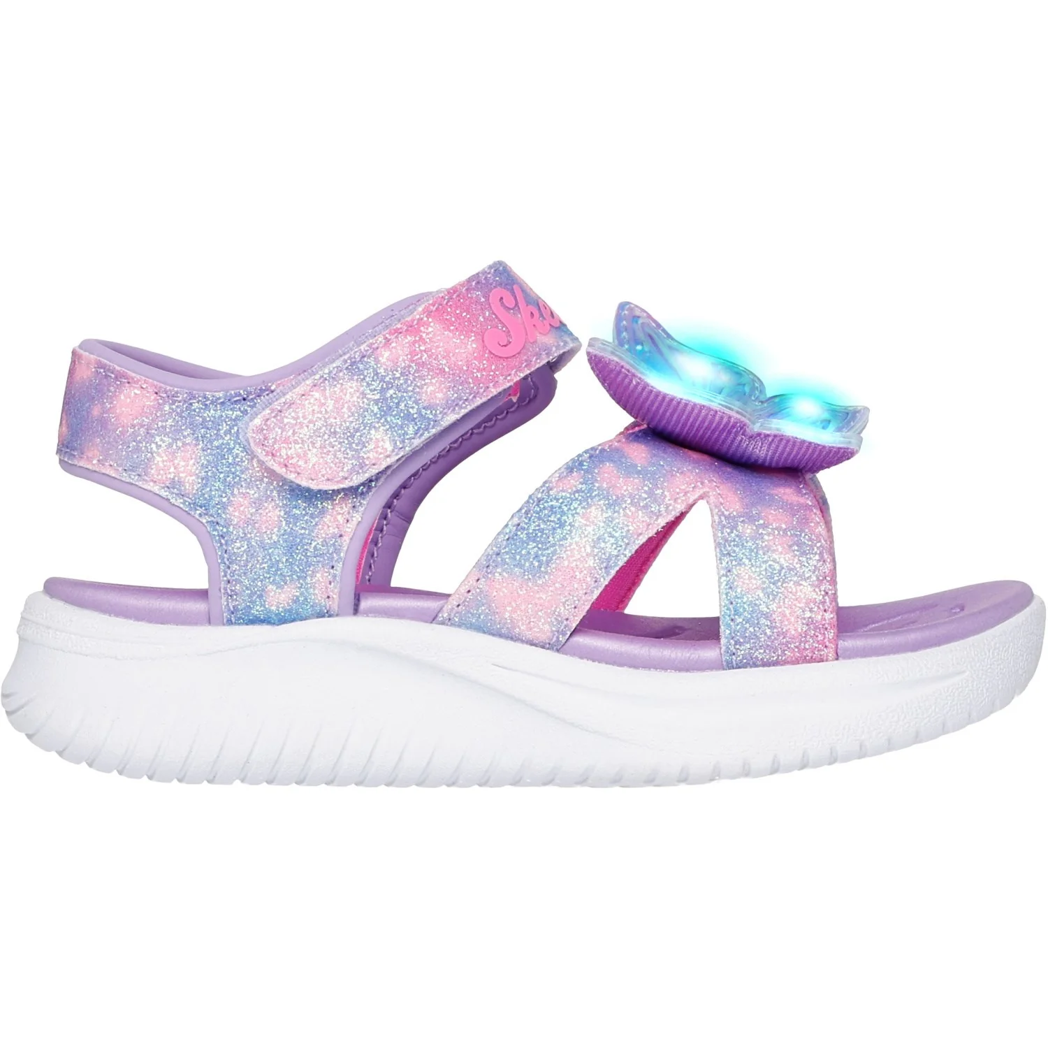 Skechers Purple S Lights - Jumpsters Sandal – Butterfly Brights - Image 3