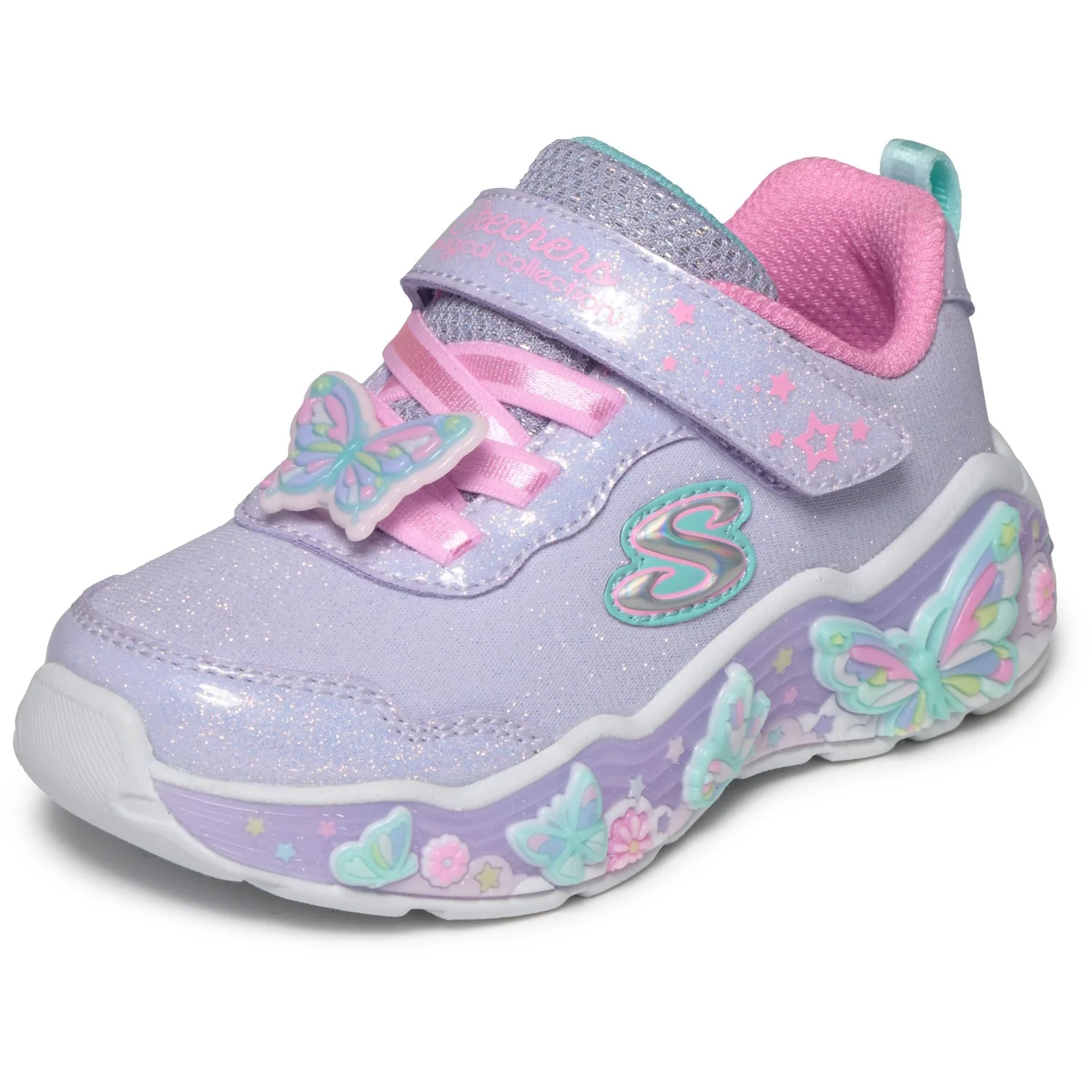 Skechers Purple S Lights\Xae - Lil Butterfly Bliss - Image 4