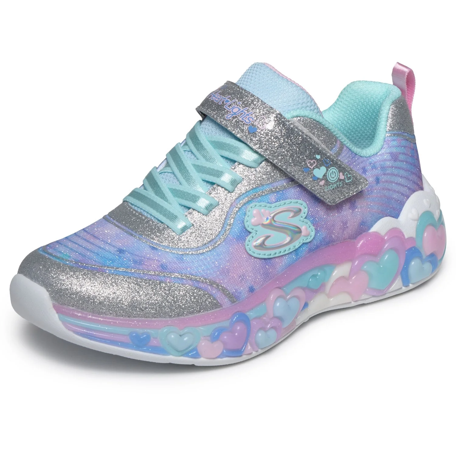 Skechers Silver S-Lights: Eternal Heart Lights - Image 4