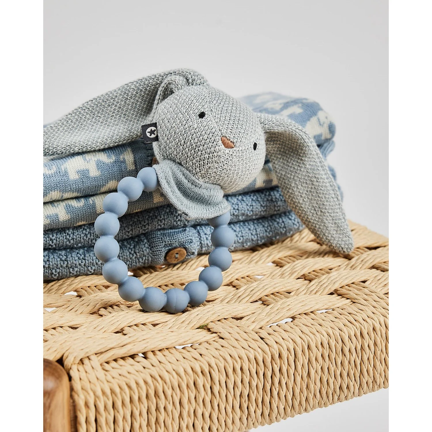 Smallstuff Blue Vest Ao Elephants Merino Wool - Image 2