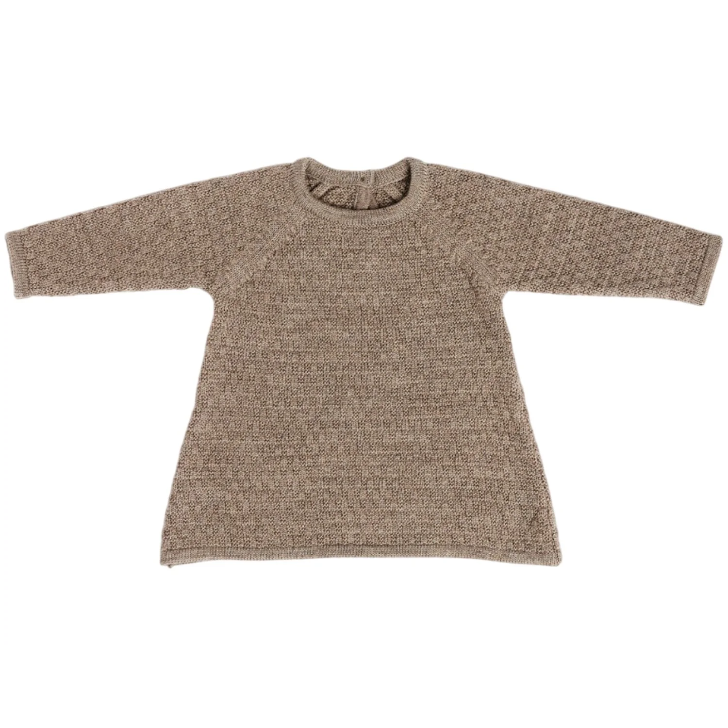 Smallstuff Nature Melange Dress Square Knit Merino Wool