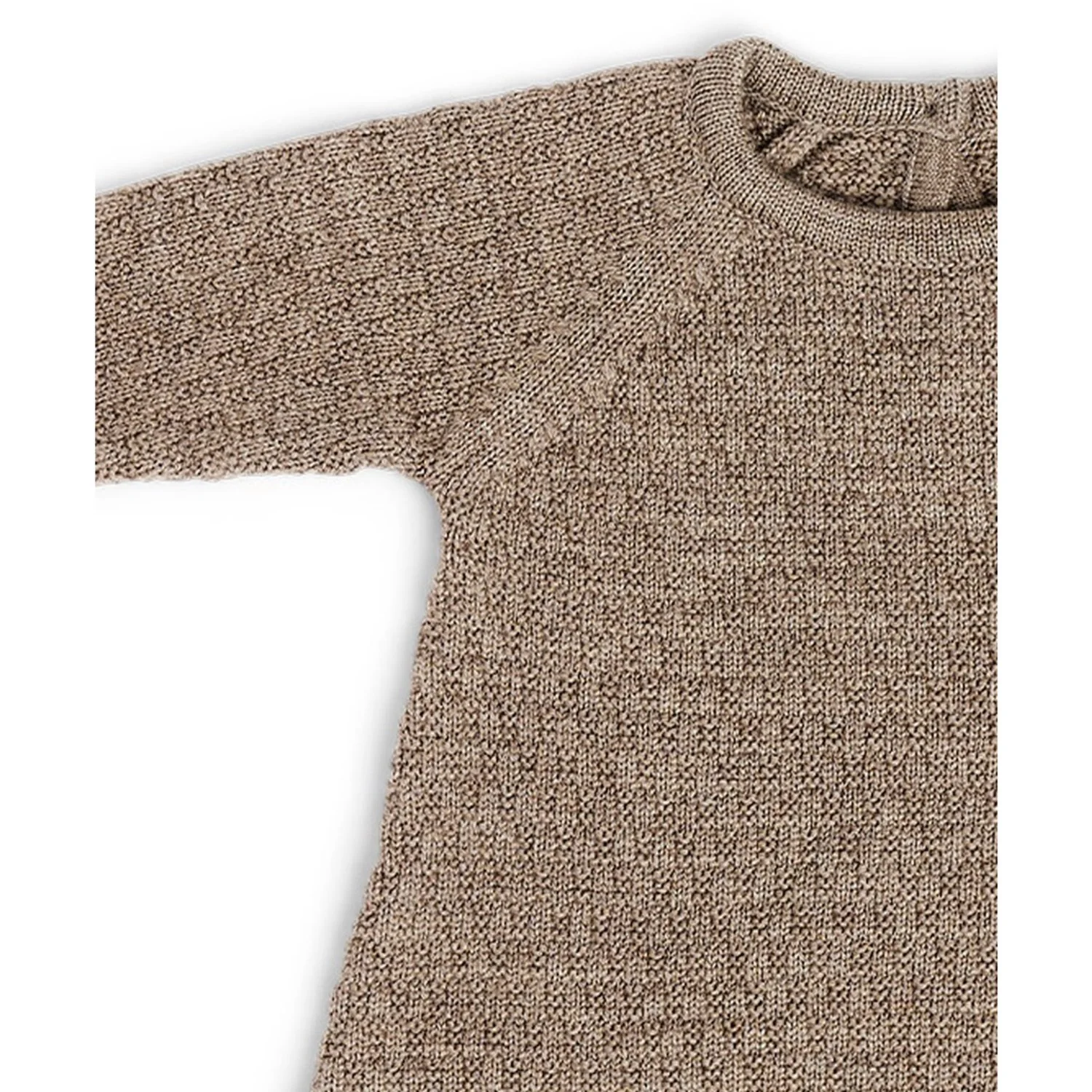 Smallstuff Nature Melange Dress Square Knit Merino Wool - Image 3