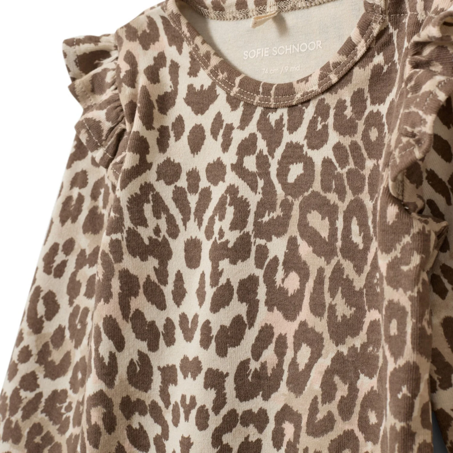 Sofie Schnoor Aop Beige Leopard Dictekb Bodystocking - Image 2