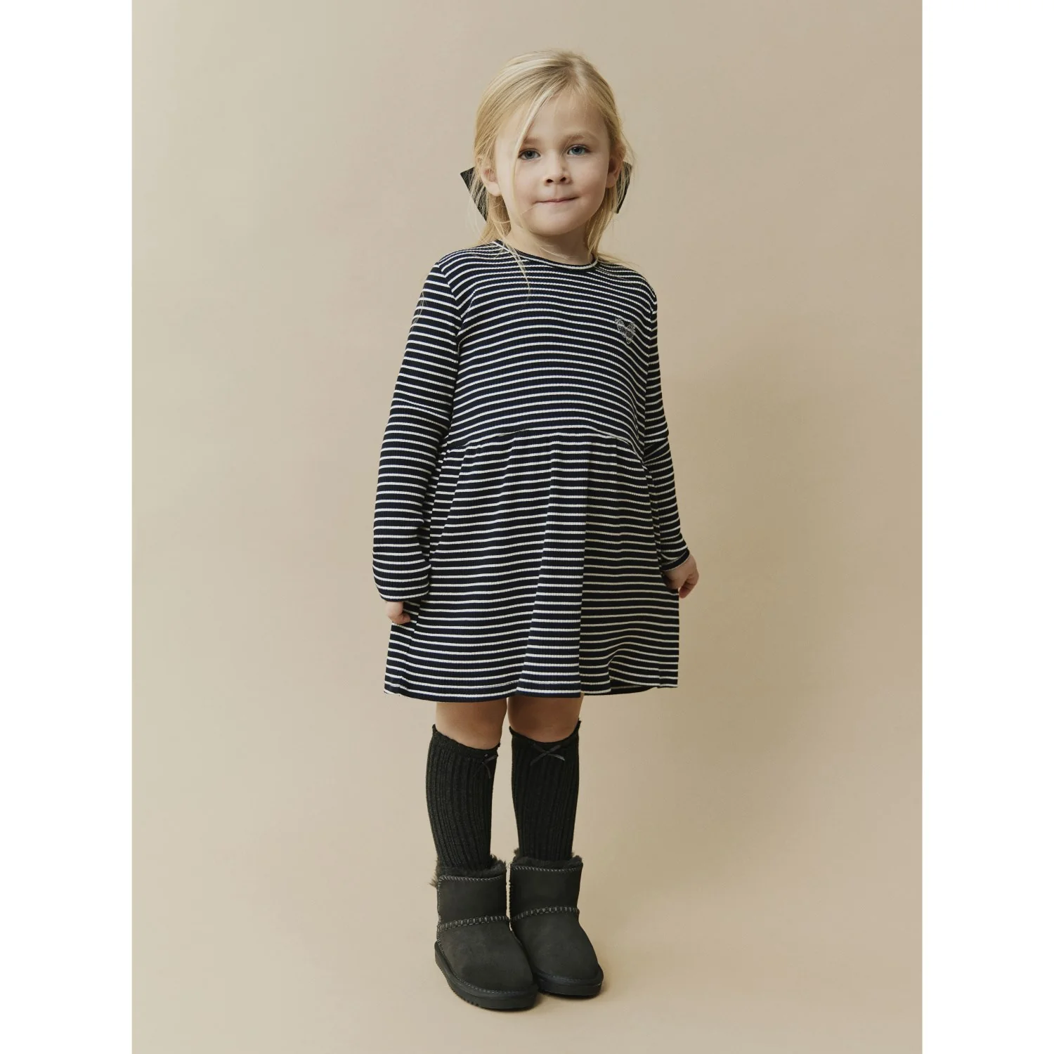 Sofie Schnoor Black Striped BerraSK Dress - Image 2