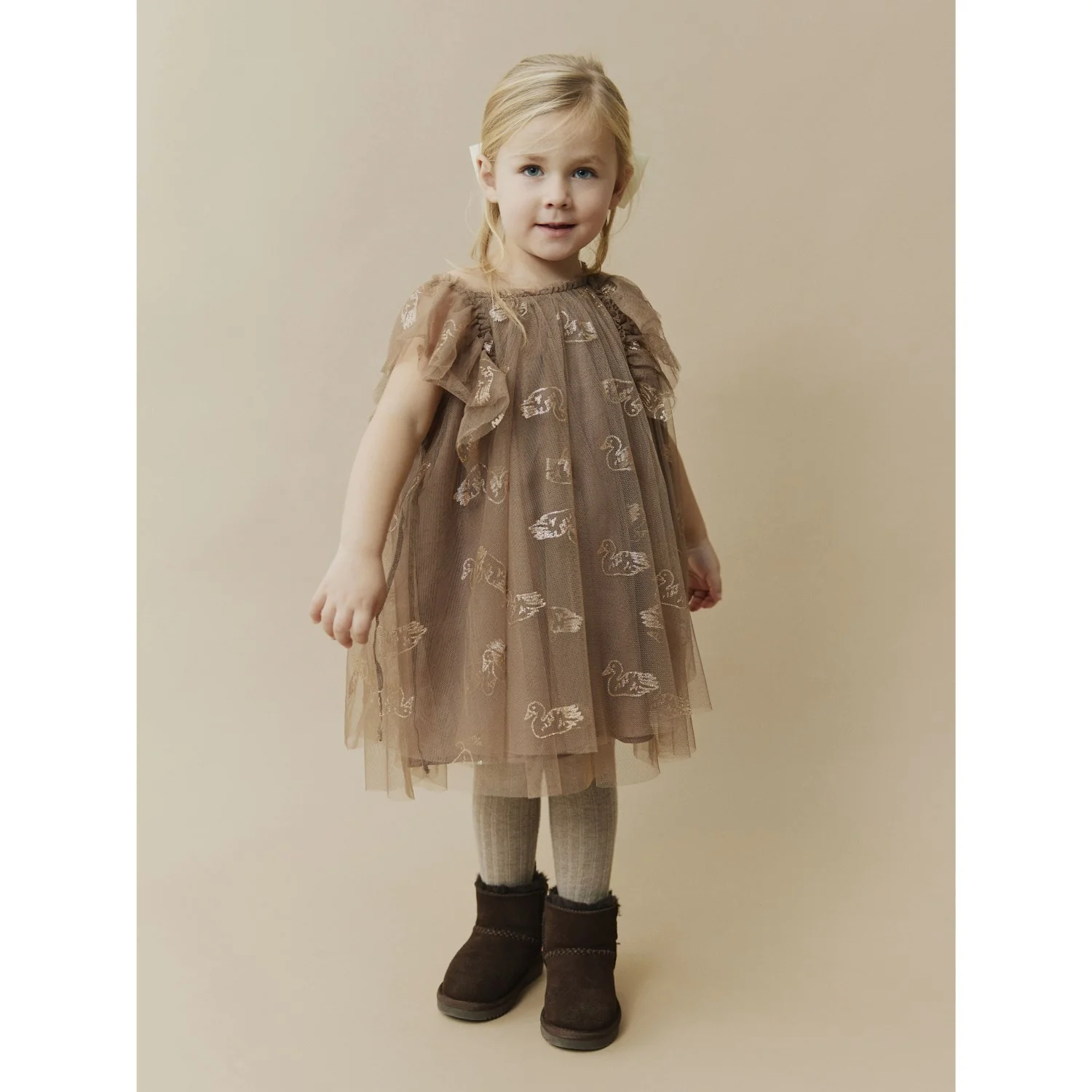 Sofie Schnoor Brown BlossomSK Dress - Image 2