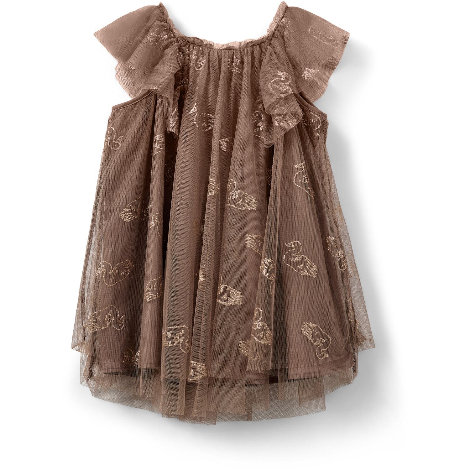Sofie Schnoor Brown BlossomSK Dress - Image 4