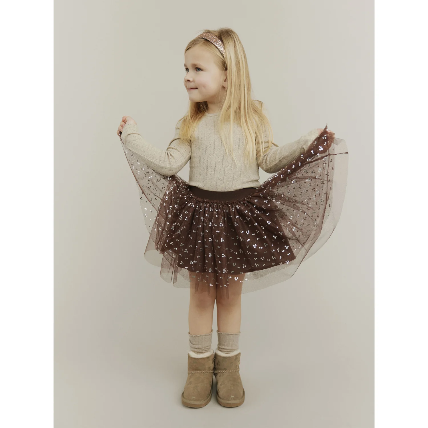 Sofie Schnoor Brown SiggySK Mesh Skirt - Image 2