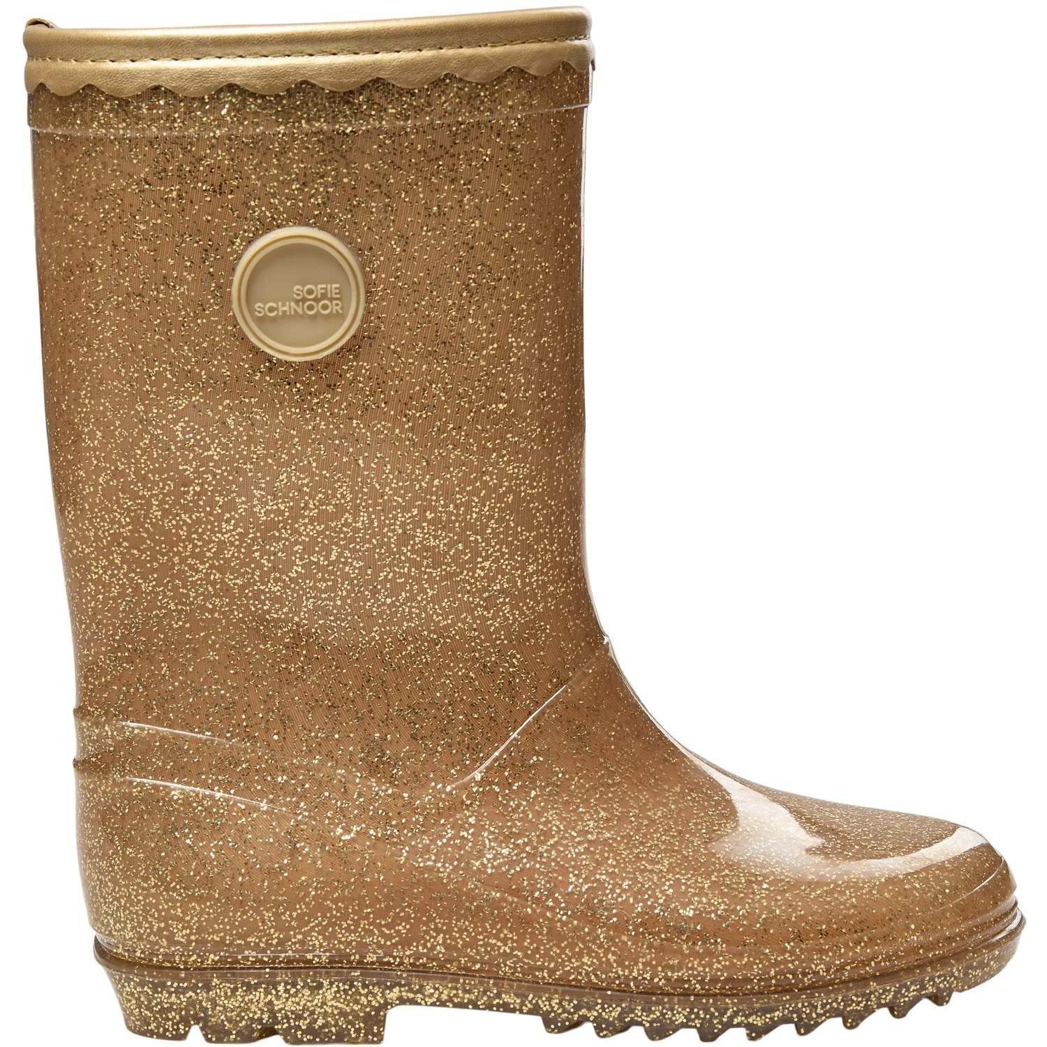 Sofie Schnoor Champagne NilleSK Rubber Boot - Image 2
