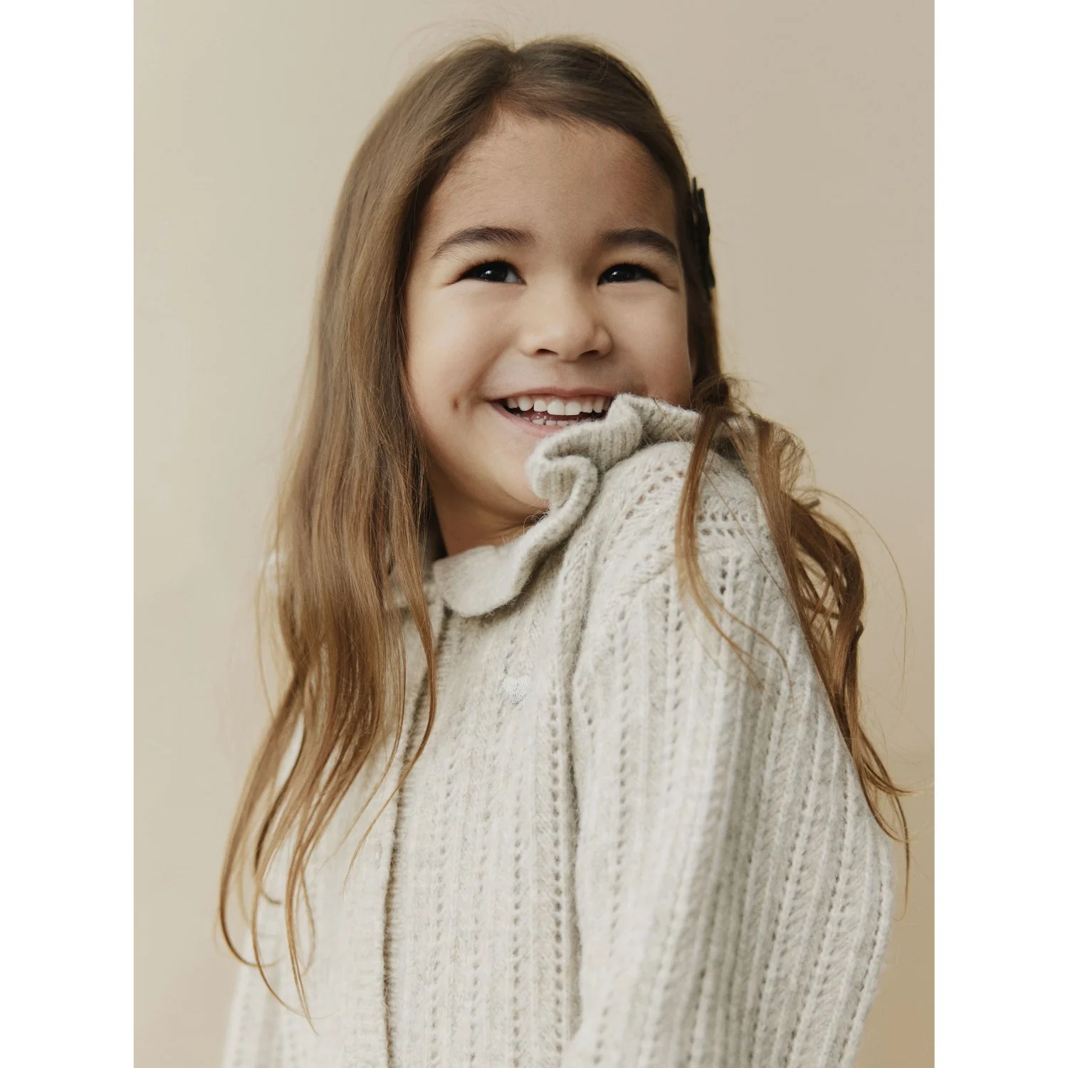 Sofie Schnoor Ecru Melange HennySK Cardigan - Image 2