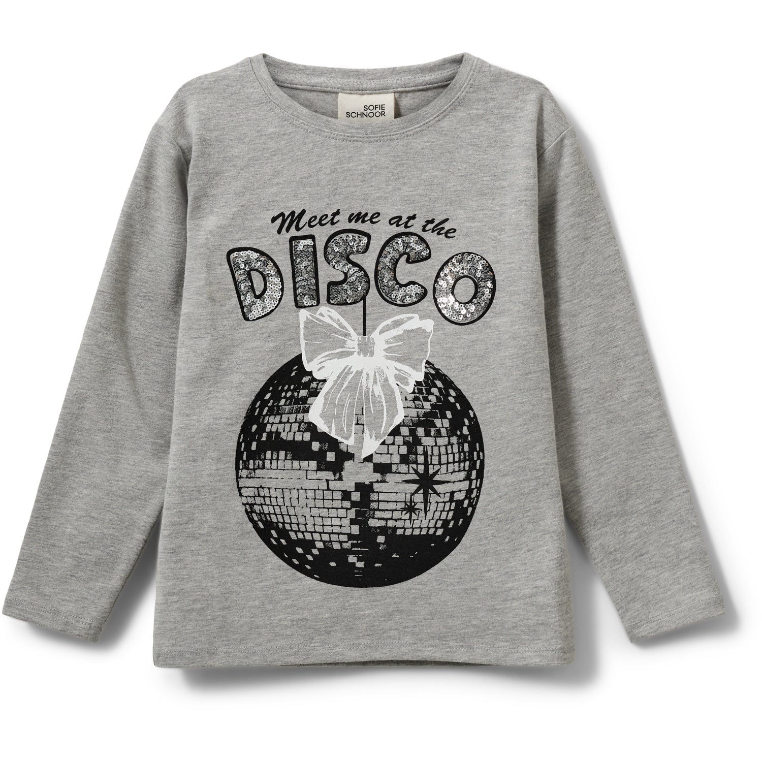 Sofie Schnoor Grey Melange PenillaSK T-shirt Long Sleeve