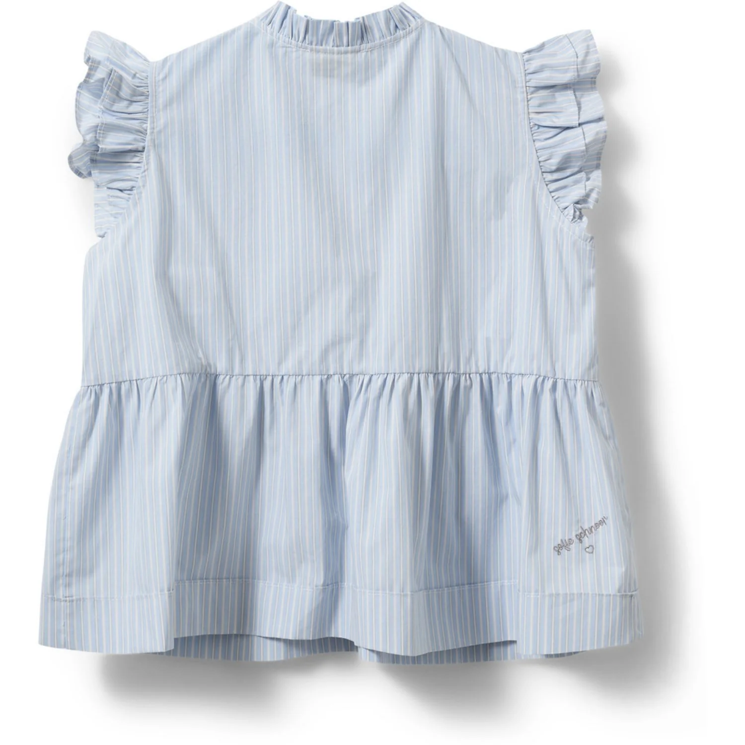 Sofie Schnoor Light Blue Striped Juliettesy Top - Image 3