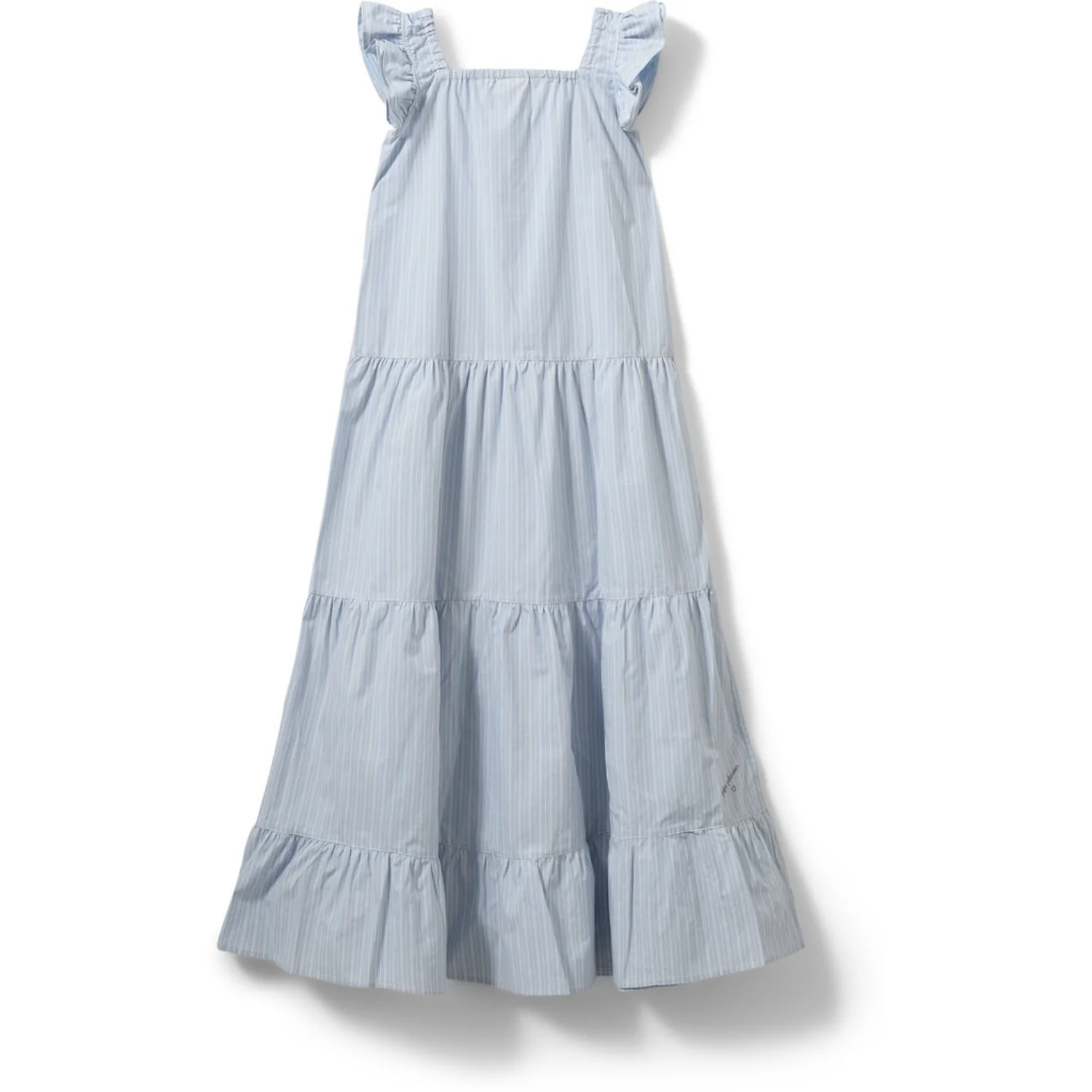 Sofie Schnoor Light Blue Striped Maurasy Dress - Image 3