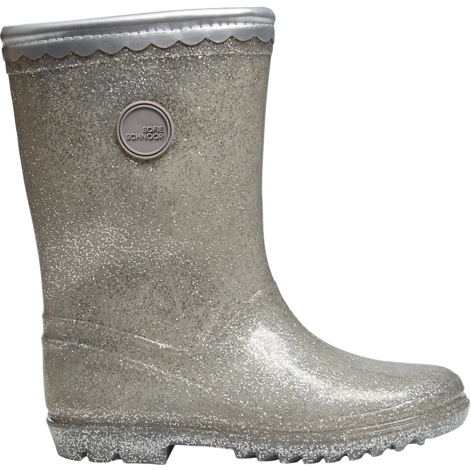 Sofie Schnoor Silver Nillesk Rubber Boot W. Lining - Image 2