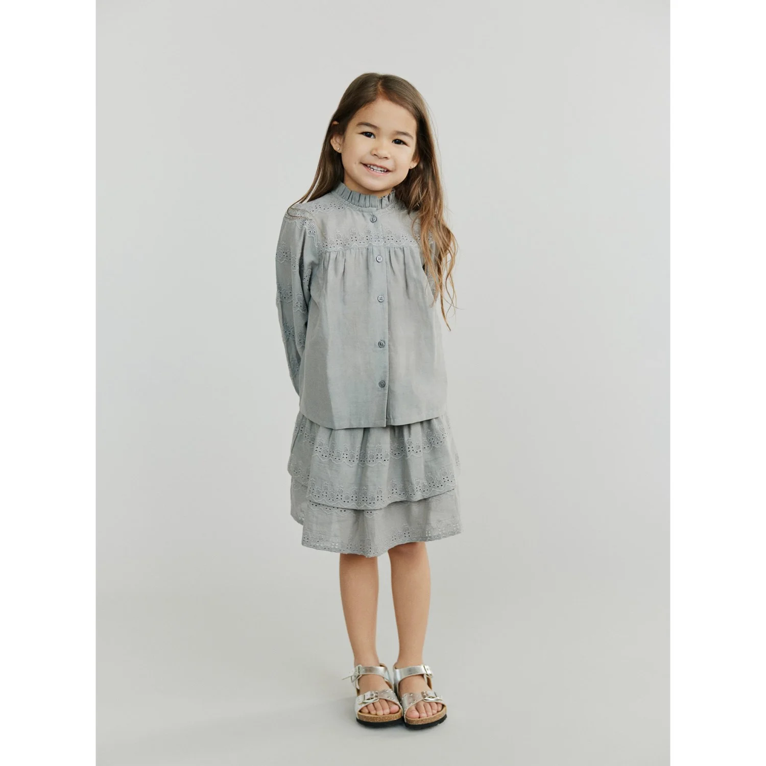 Sofie Schnoor Stone Grey Dagmarkb Shirt - Image 3