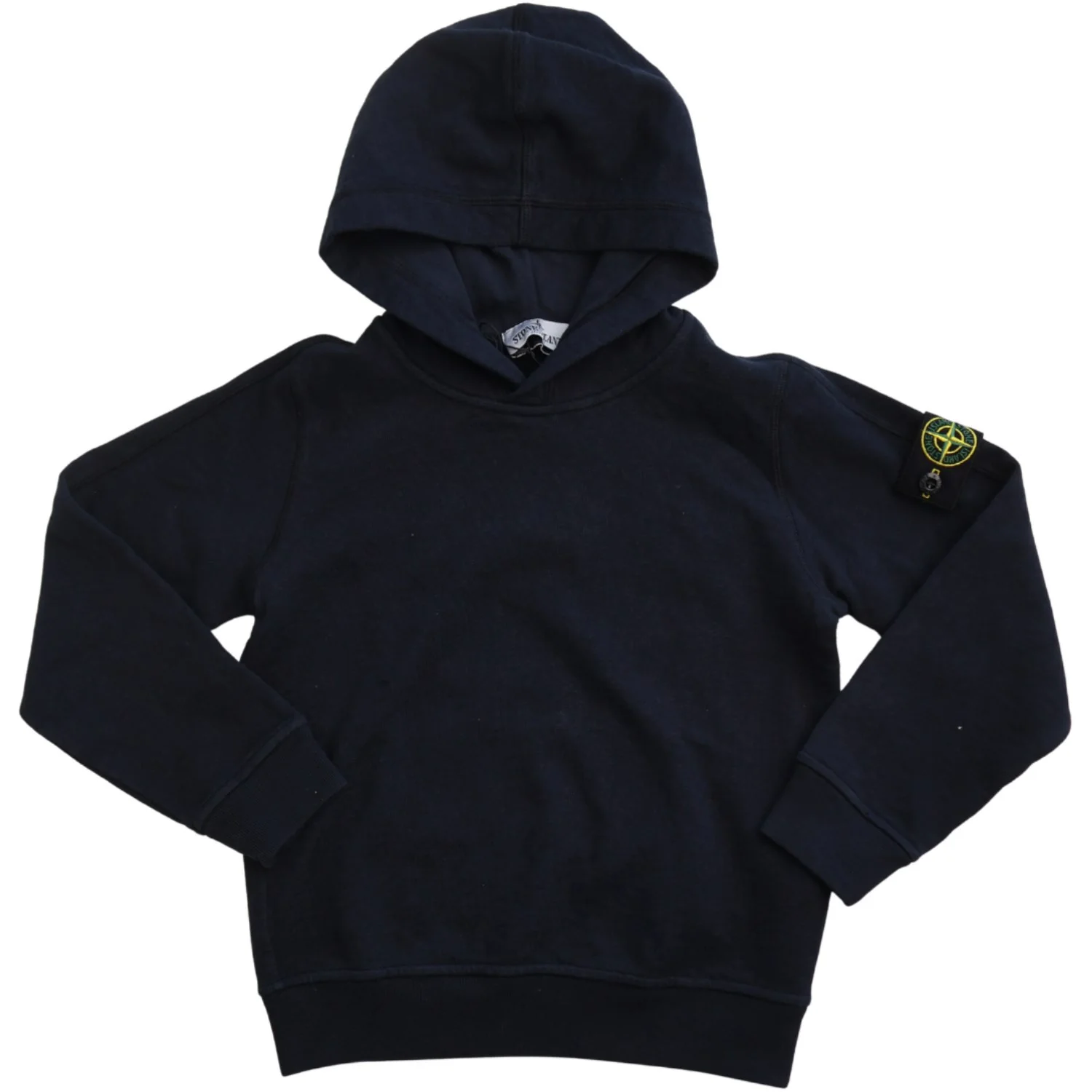 Stone Island Navy Blue Hoodie Sweater