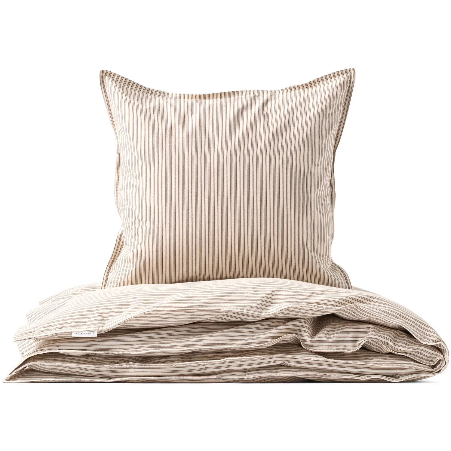 Studio Feder Brown Beach Stripe Bedding Percale