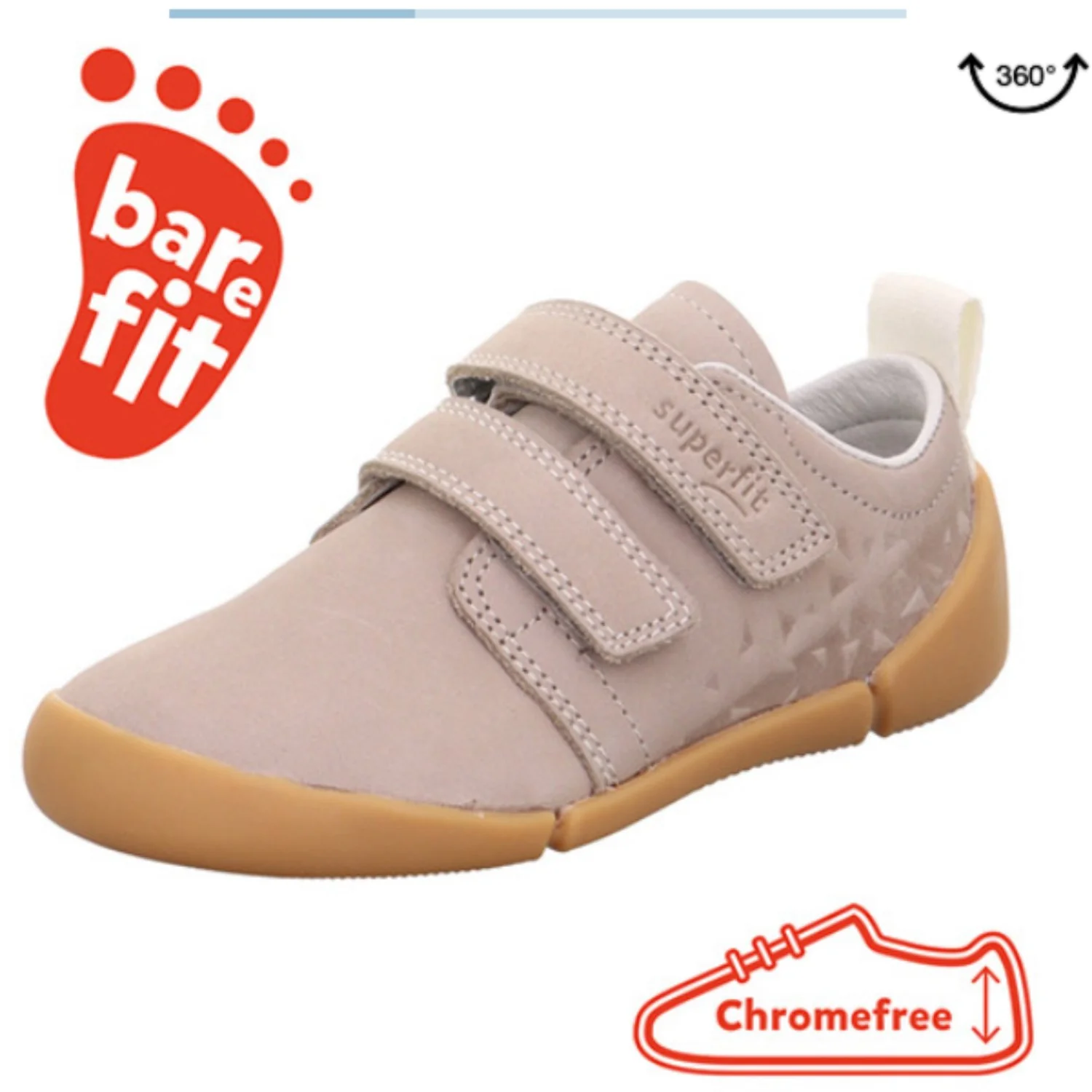 Superfit Beige Vento Sneaker - Image 2