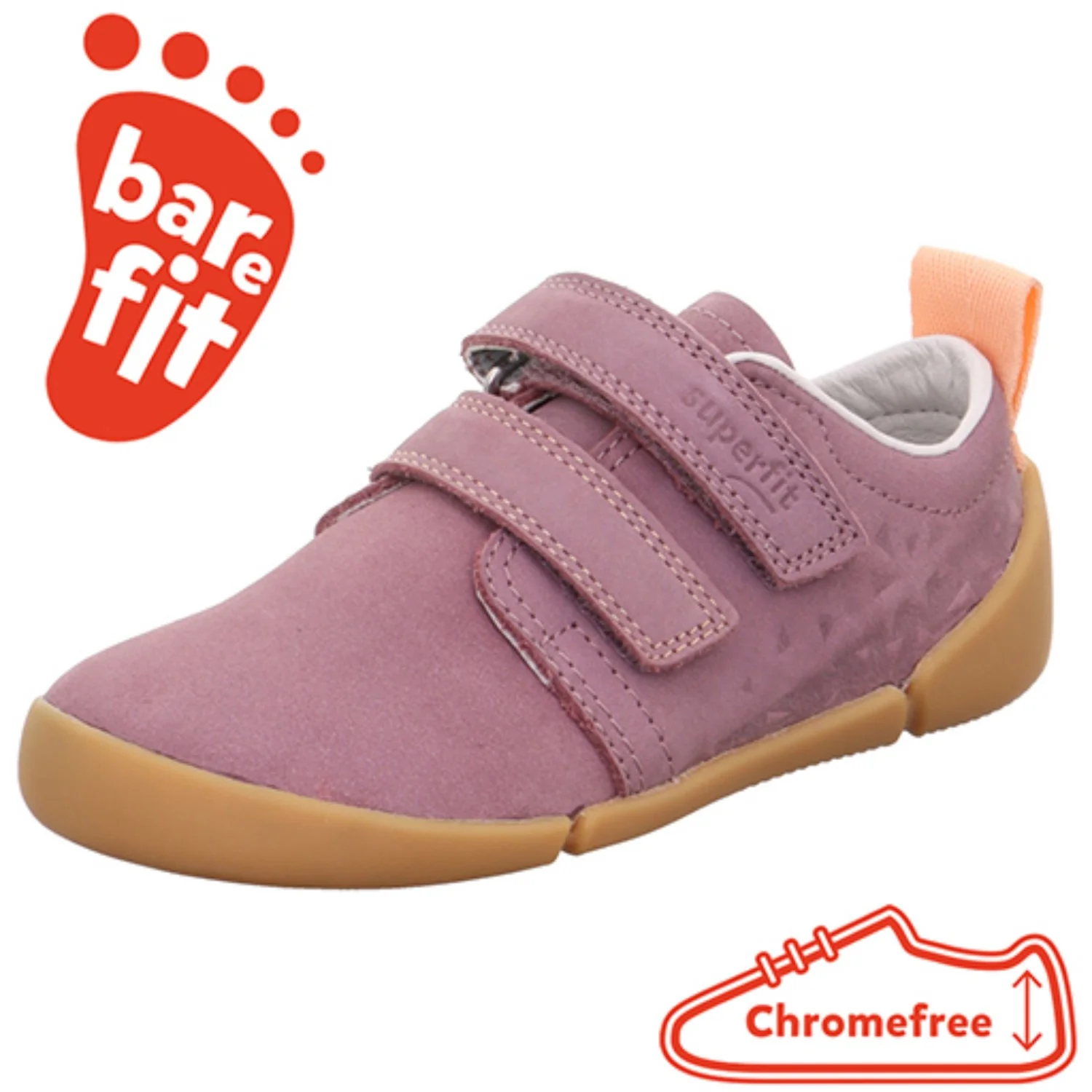 Superfit Lila/Orange Vento Sneaker - Image 2