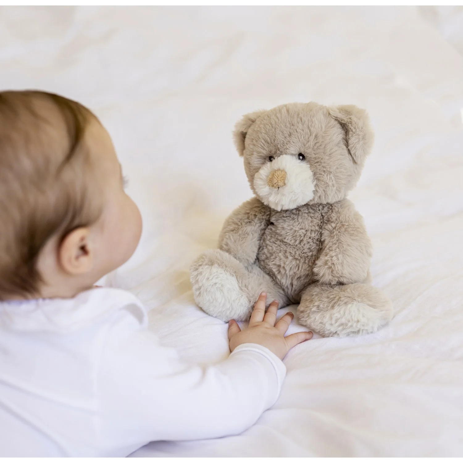 Teddykompaniet Beige Teddy Mocca - Bamse, 25 Cm - Image 2