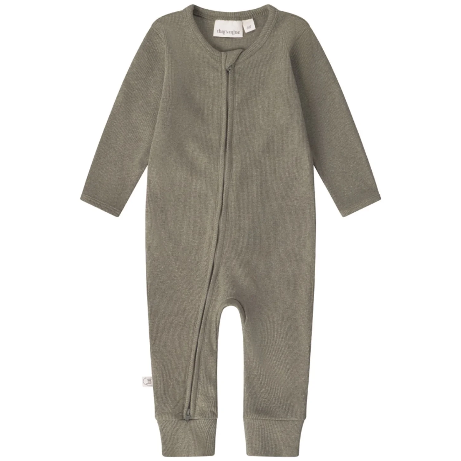 That's Mine Green Melange Cathie Onesie