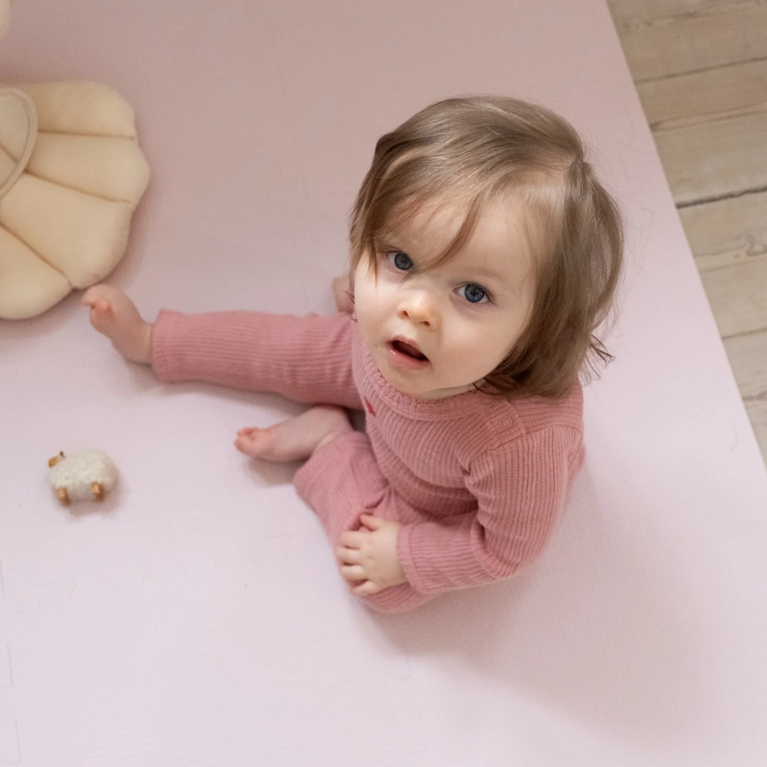 That's Mine Rose Blush Alva Foam Play Mat Square - Image 3