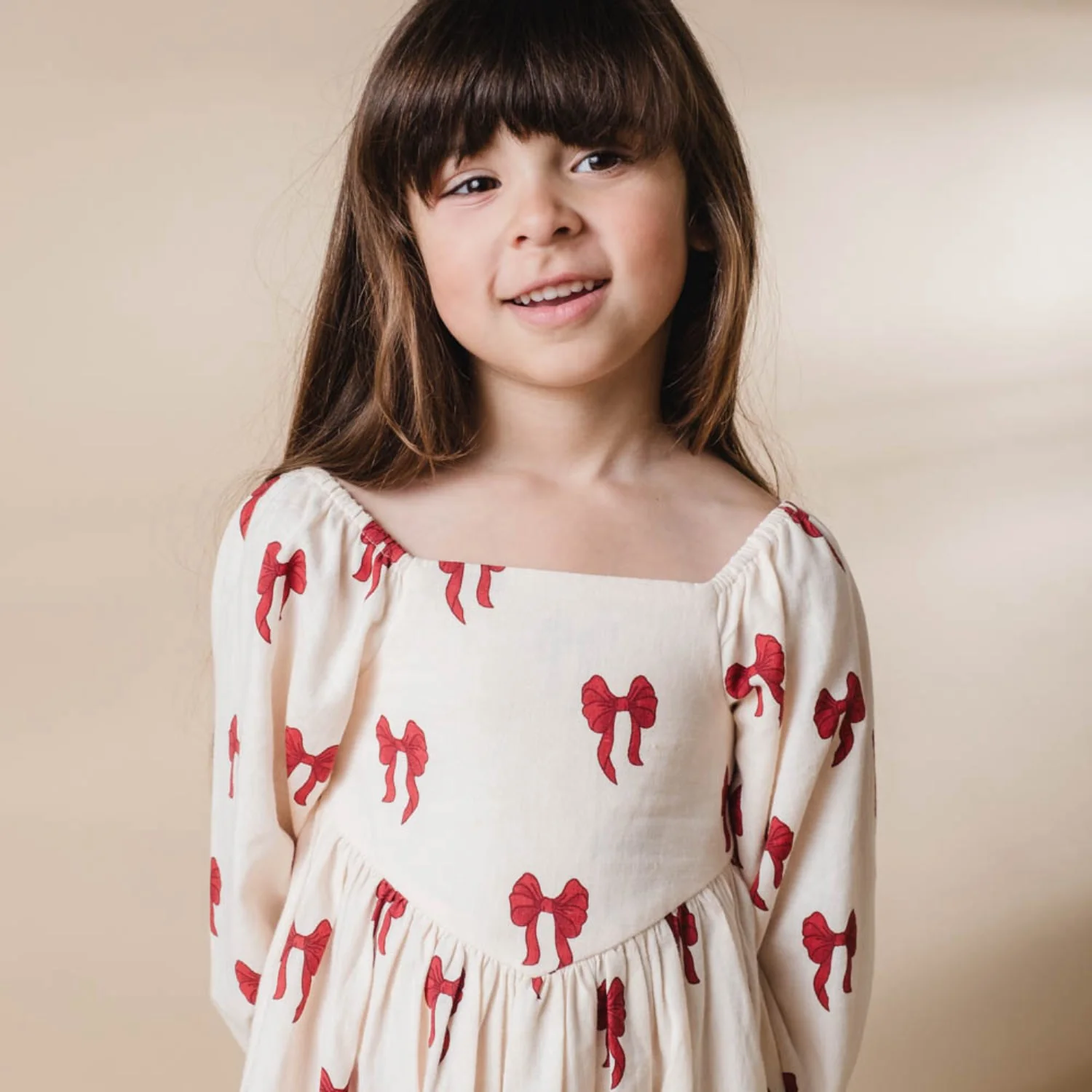 That's Mine Rouge Boucle Sarah Dress - Image 7