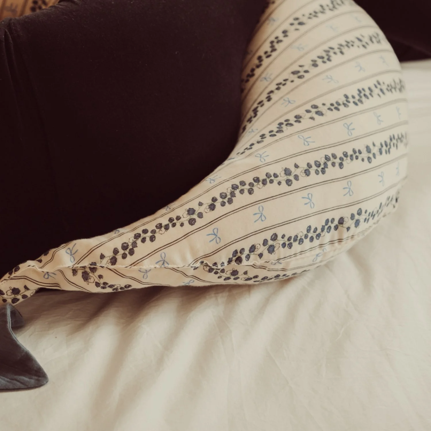 That's Mine Sateen - Bell Flower Moon Nursing Pillow - Image 5