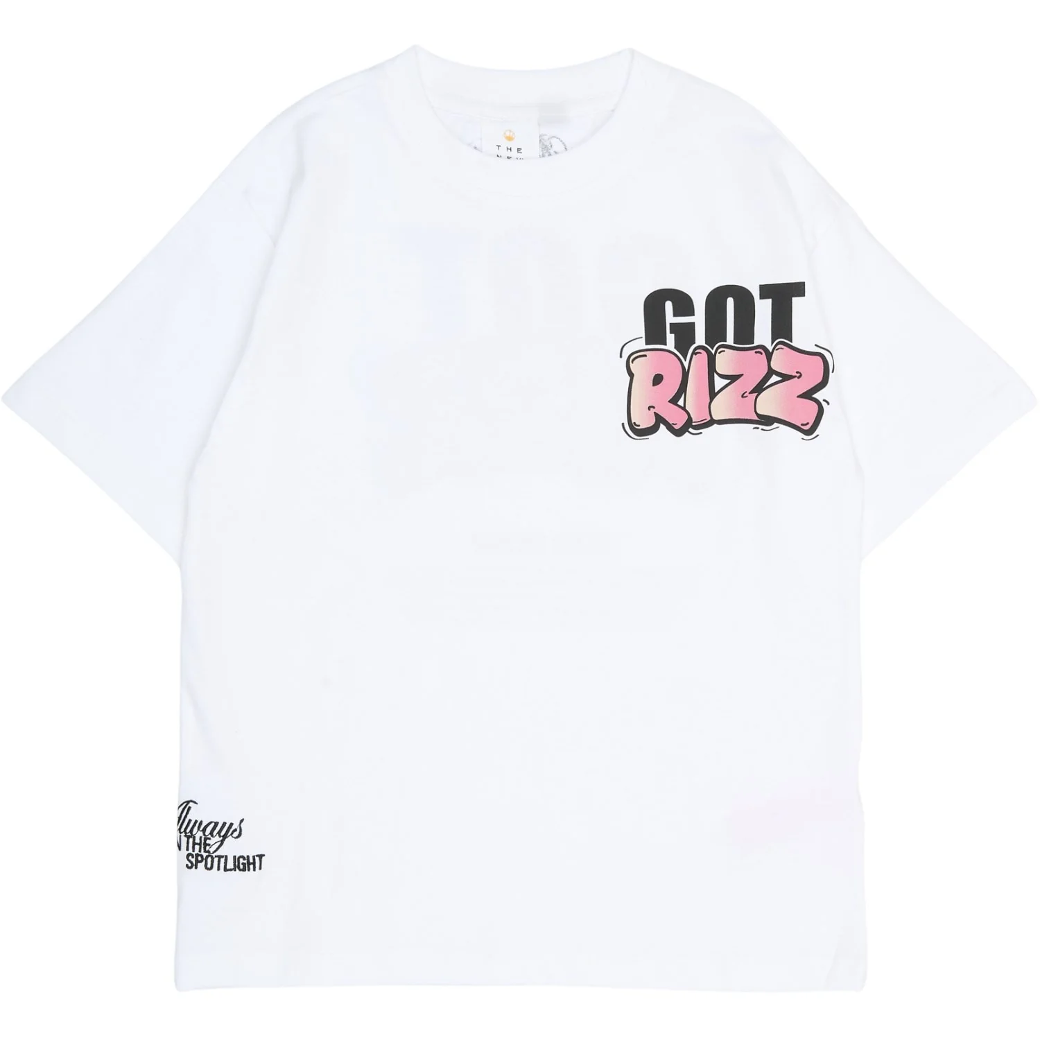 The New Bright White Regan Oversize S_S Tee - Image 6