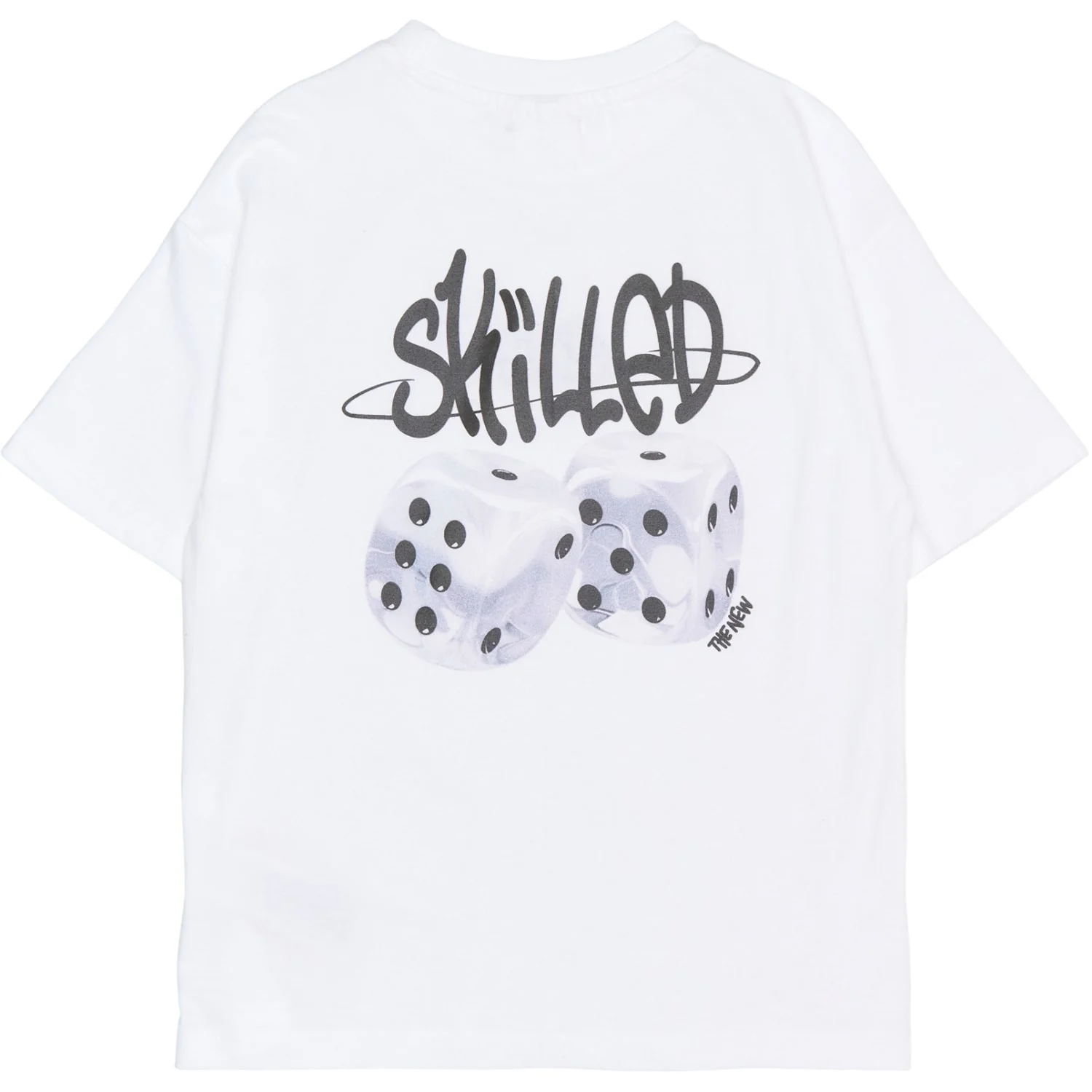 The New Bright White Ross Oversize S_S Tee - Image 7