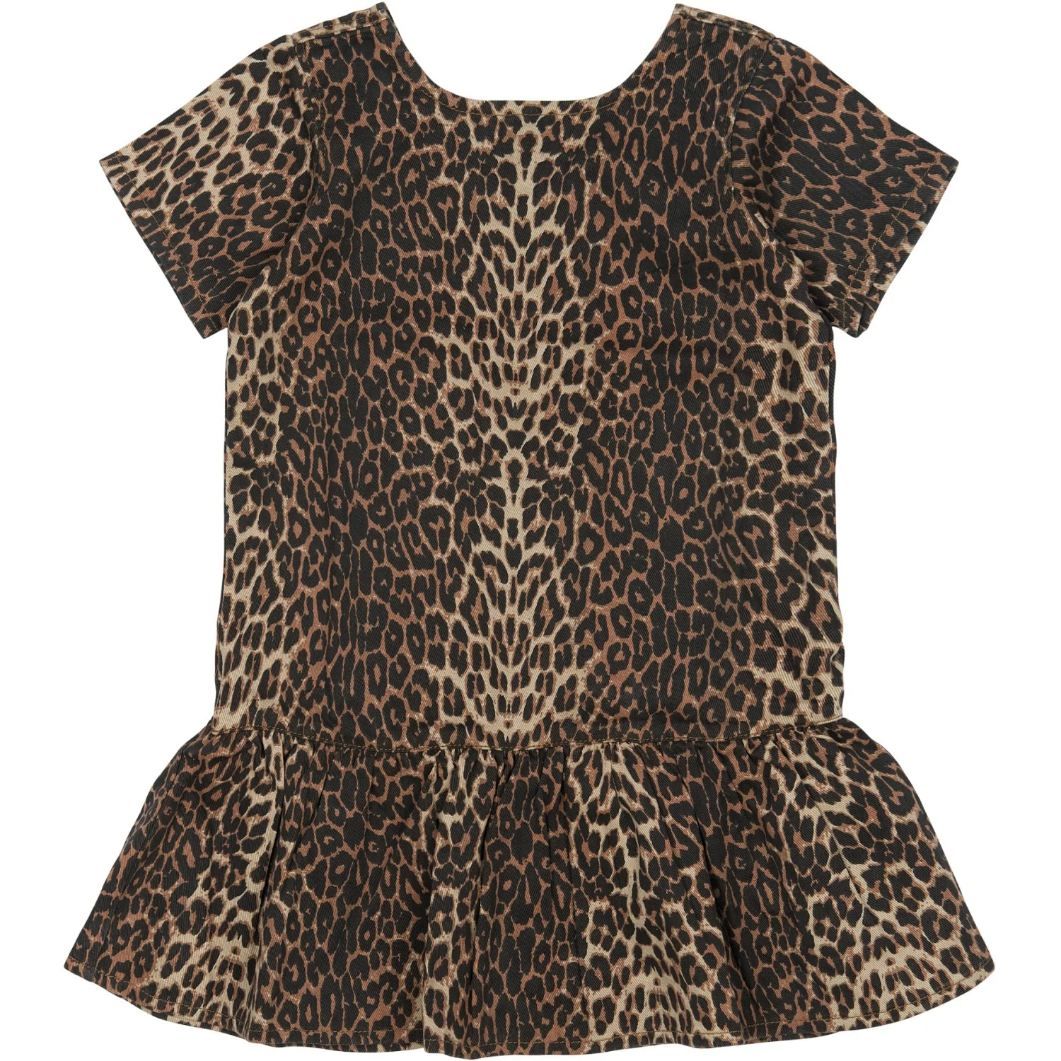 The New Feather Gray AOP TNPanya S_S Denim Dress