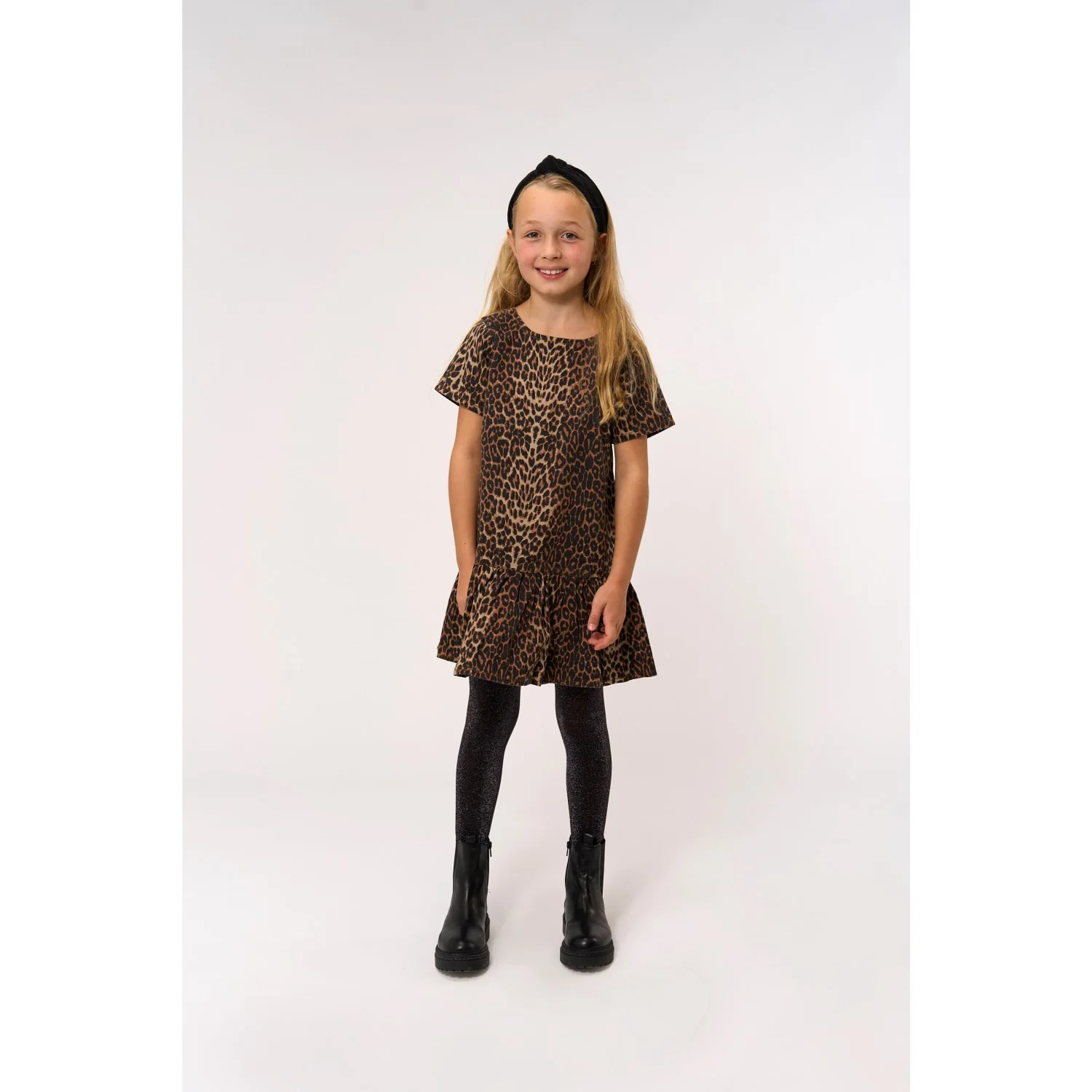 The New Feather Gray AOP TNPanya S_S Denim Dress - Image 2