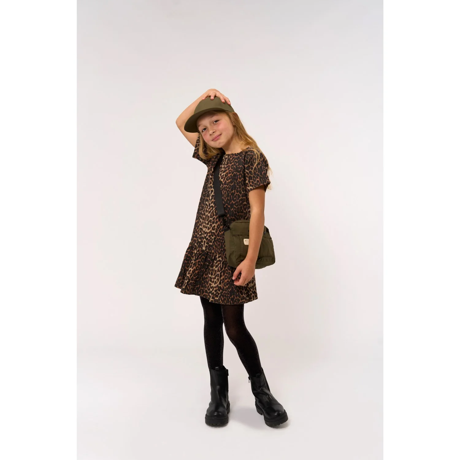 The New Feather Gray AOP TNPanya S_S Denim Dress - Image 3