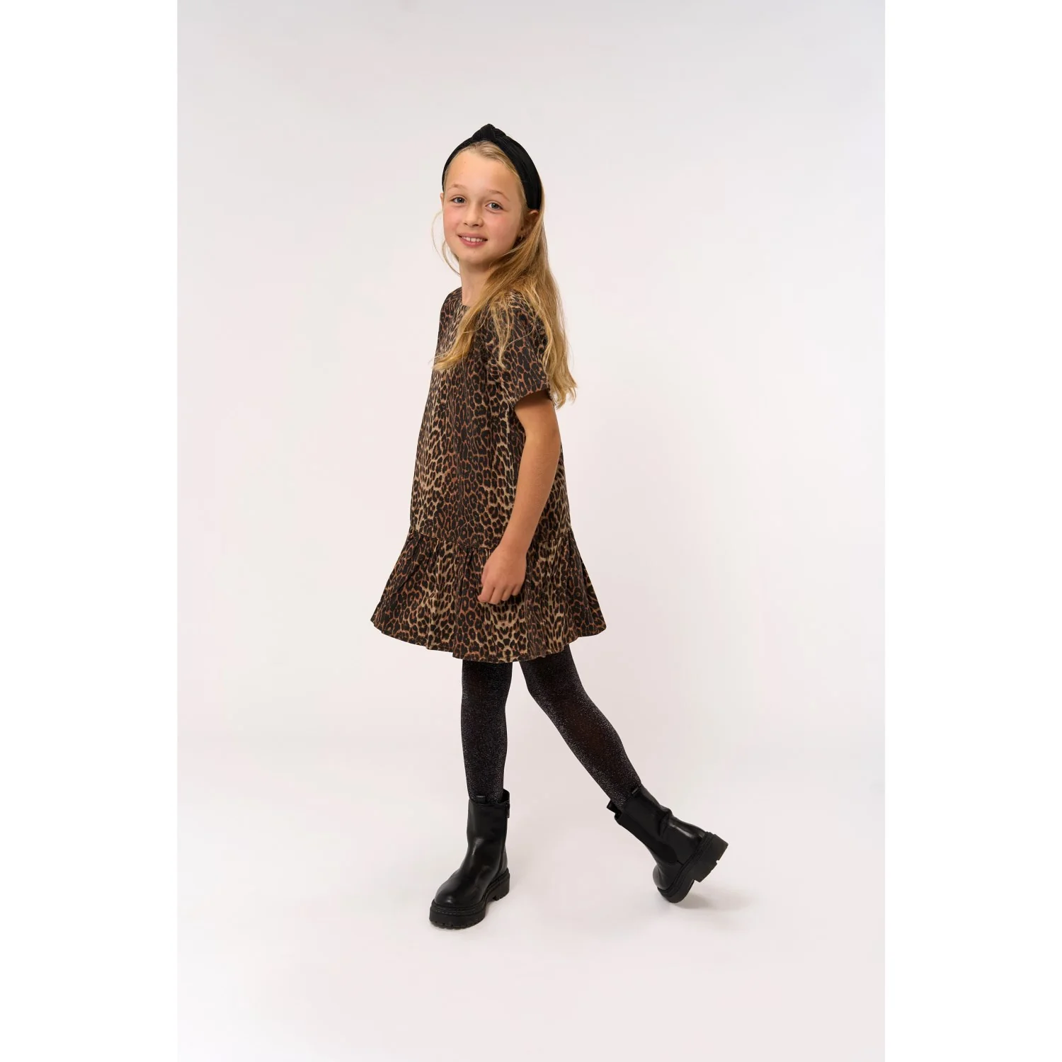 The New Feather Gray AOP TNPanya S_S Denim Dress - Image 4