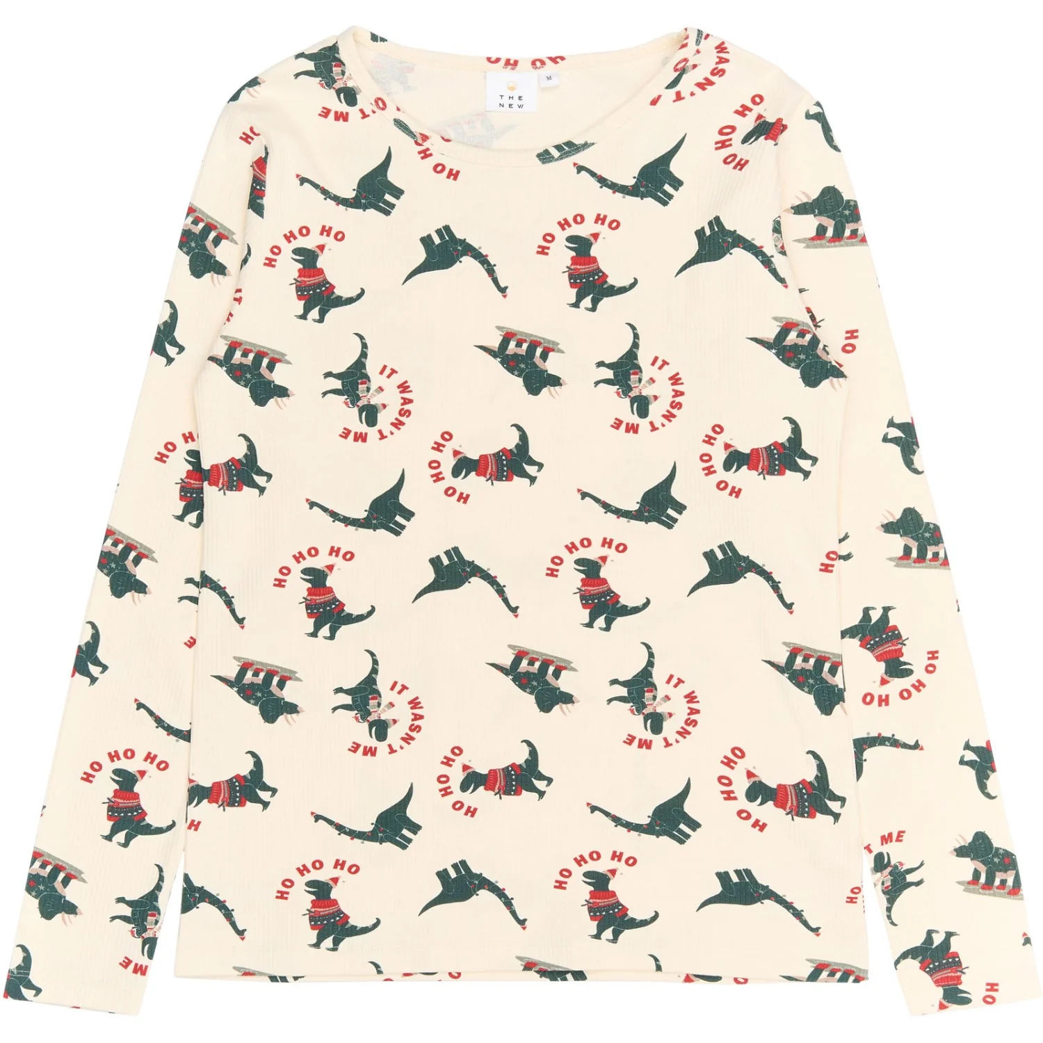 The New Gardenia Dino AOP Holiday Adult Rib Night Set - Image 4