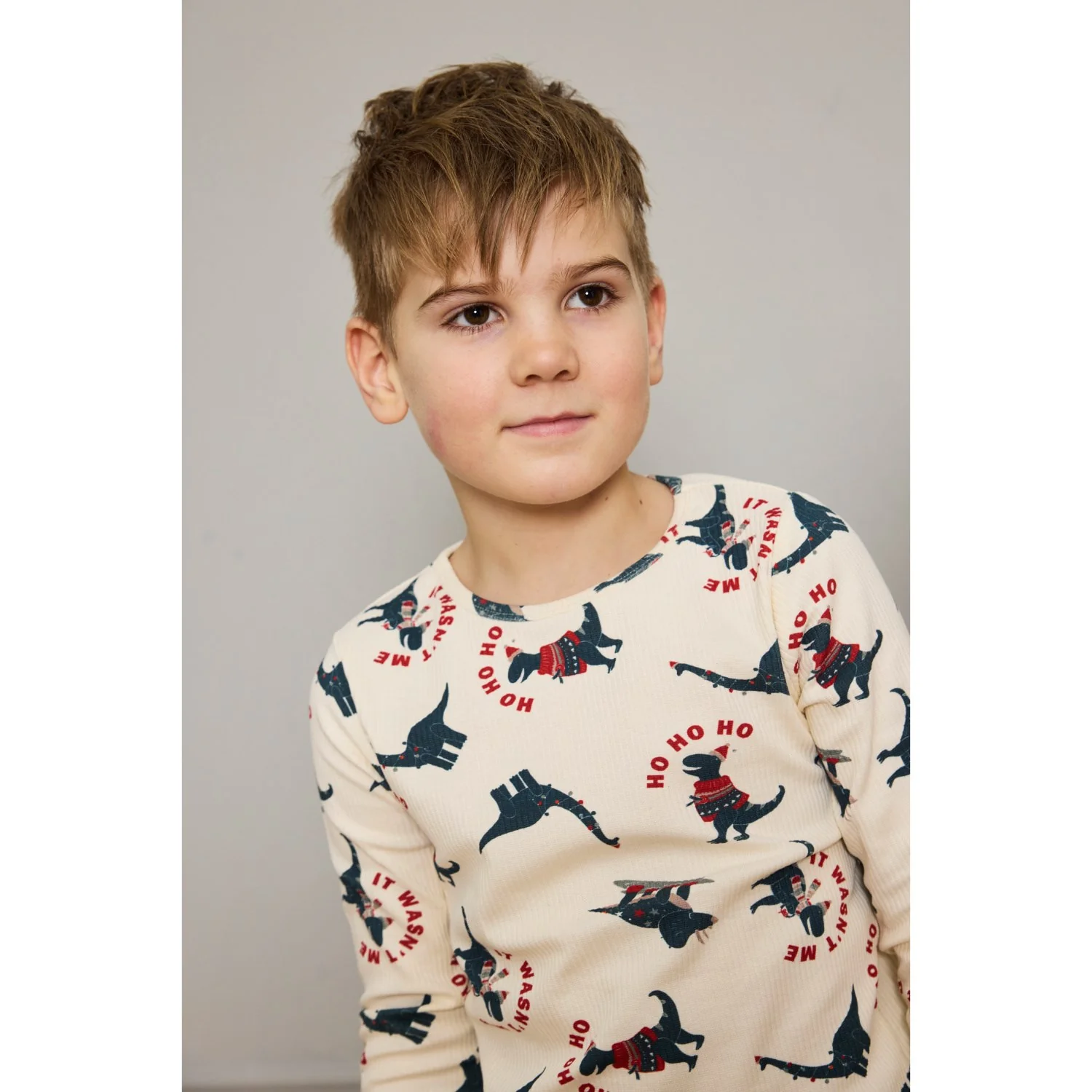 The New Gardenia Dino AOP Holiday Rib Night Set - Image 5