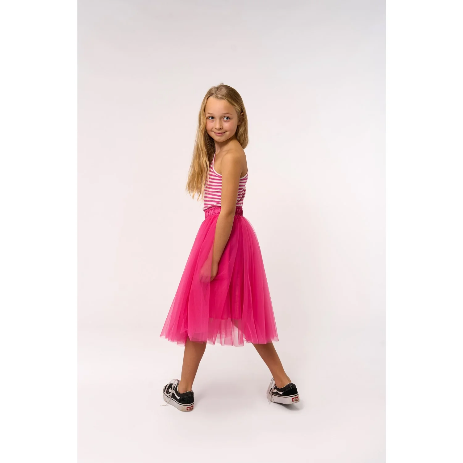 The New Ibis Rose Striped TNMoore One Shoulder Rib Tee - Image 3