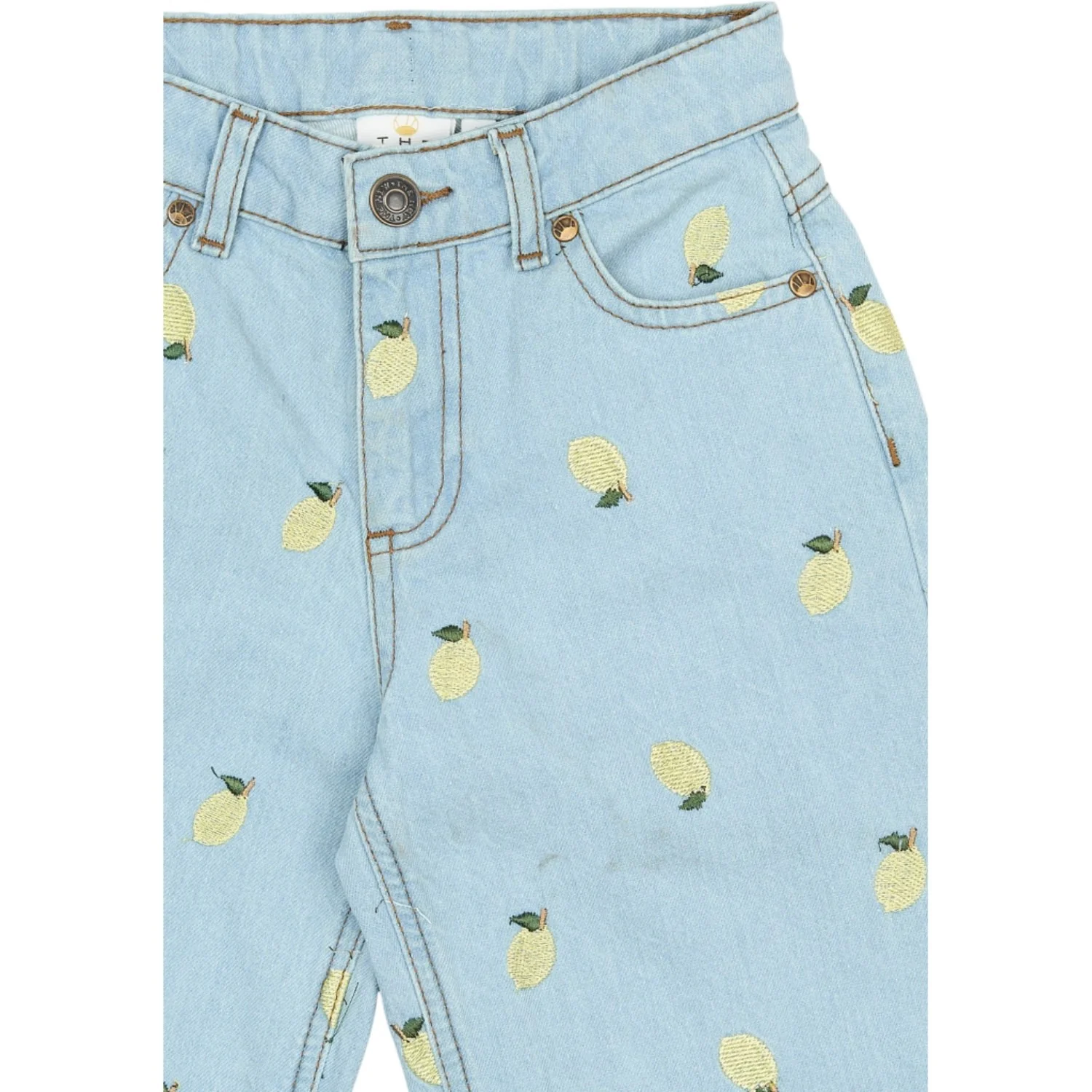 The New Light Blue Denim Emb Tnsia Wide Fit Jeans - Image 3
