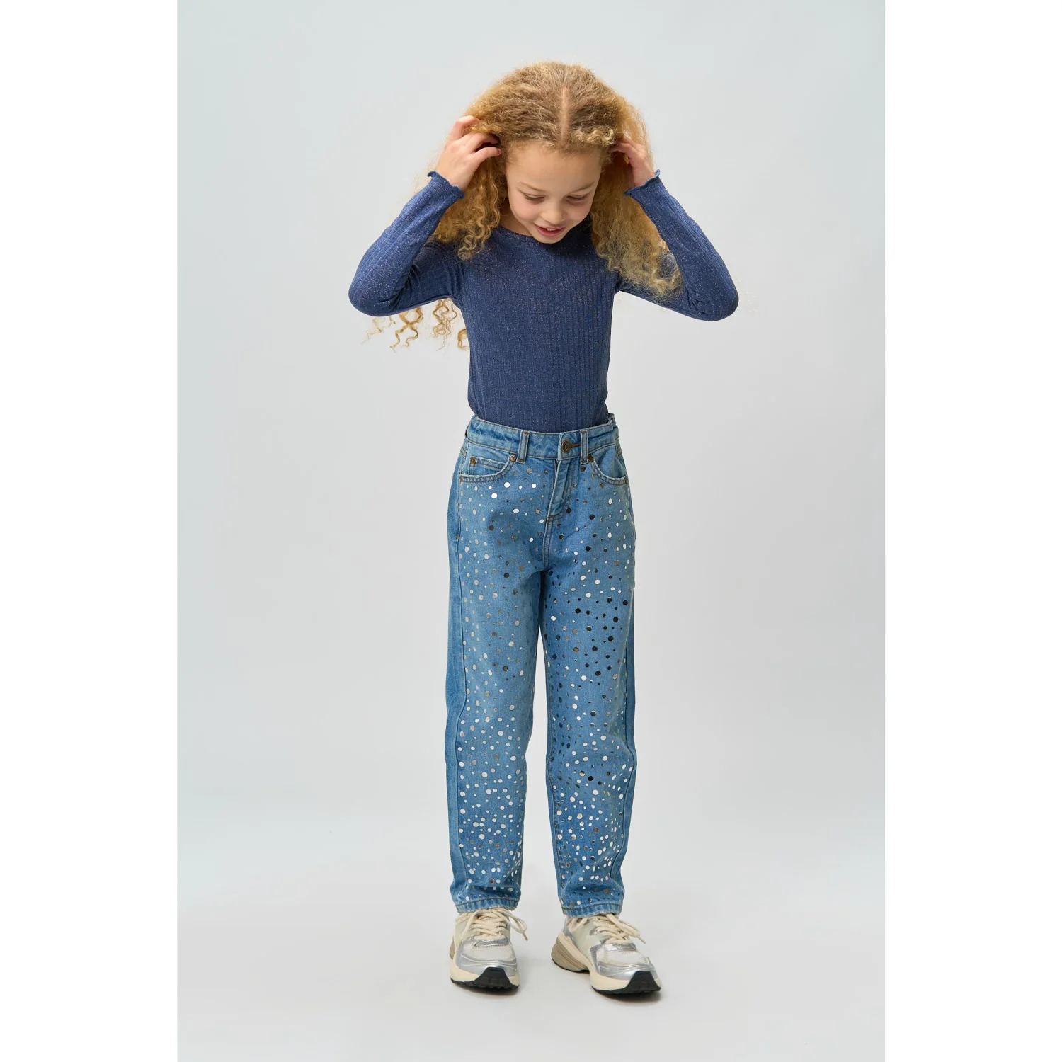 The New Light Blue Denim Romina Mom Fit Jeans - Image 2