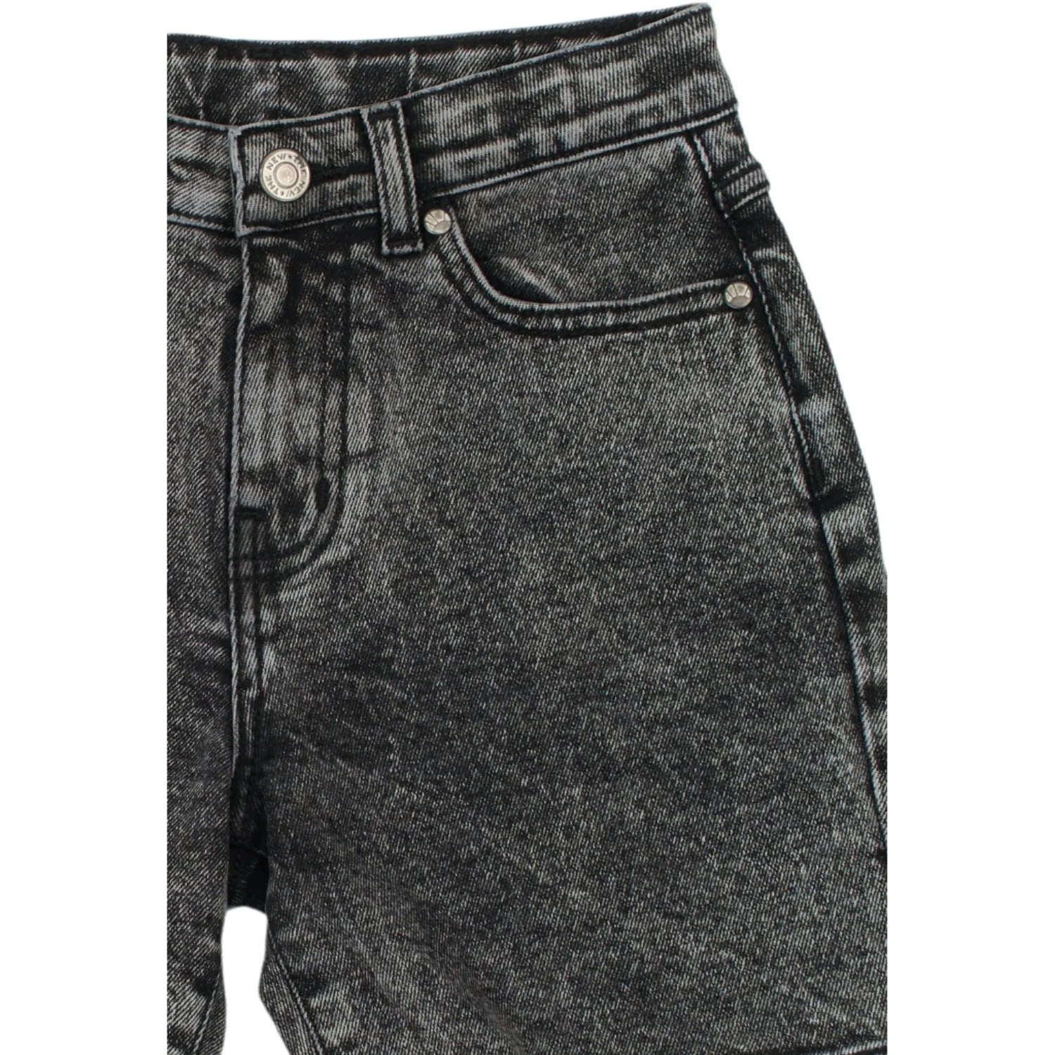 The New Light Grey Denim Tnjosh Denim Shorts - Image 3