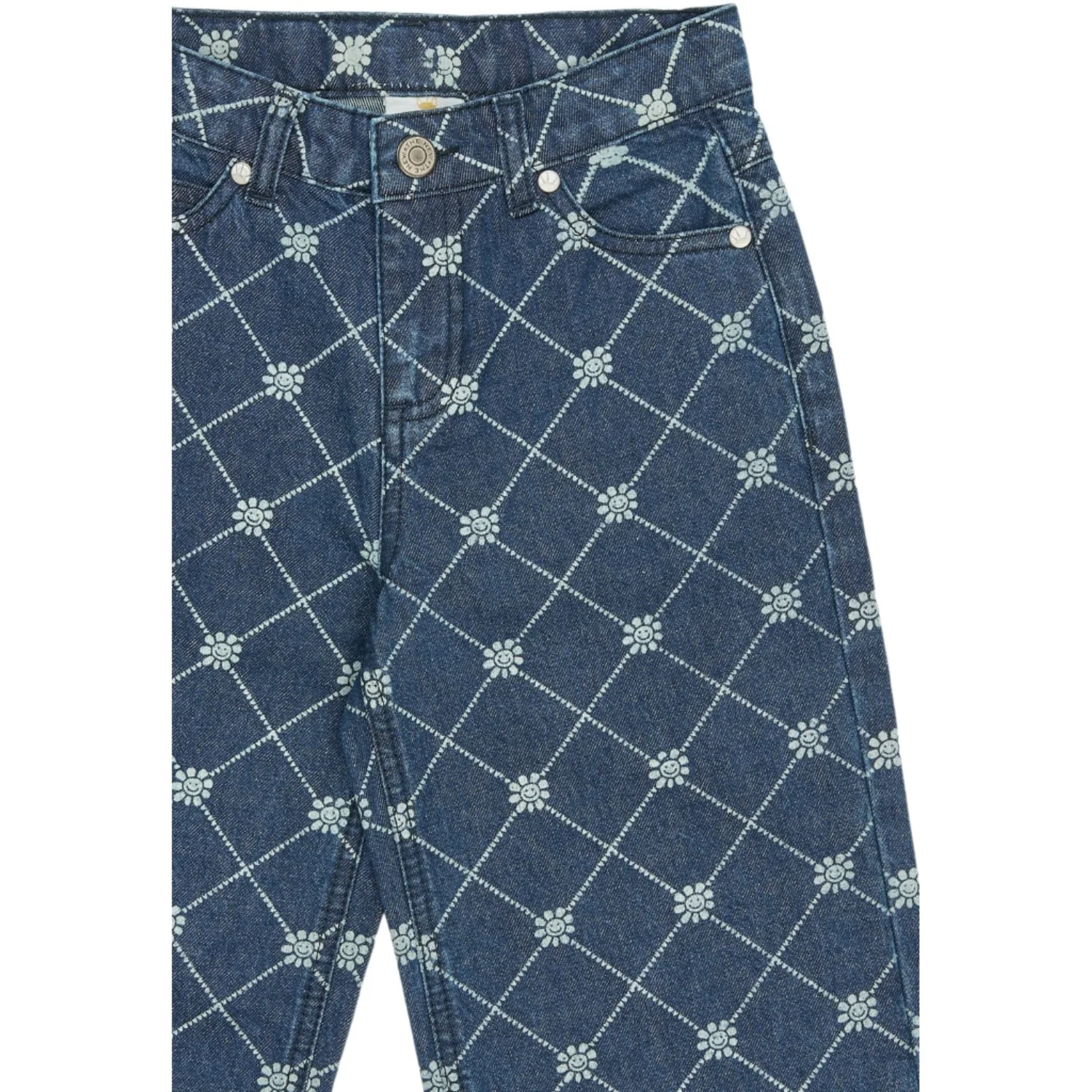 The New Medium Blue Denim Tnstine Wide Fit Jeans - Image 3