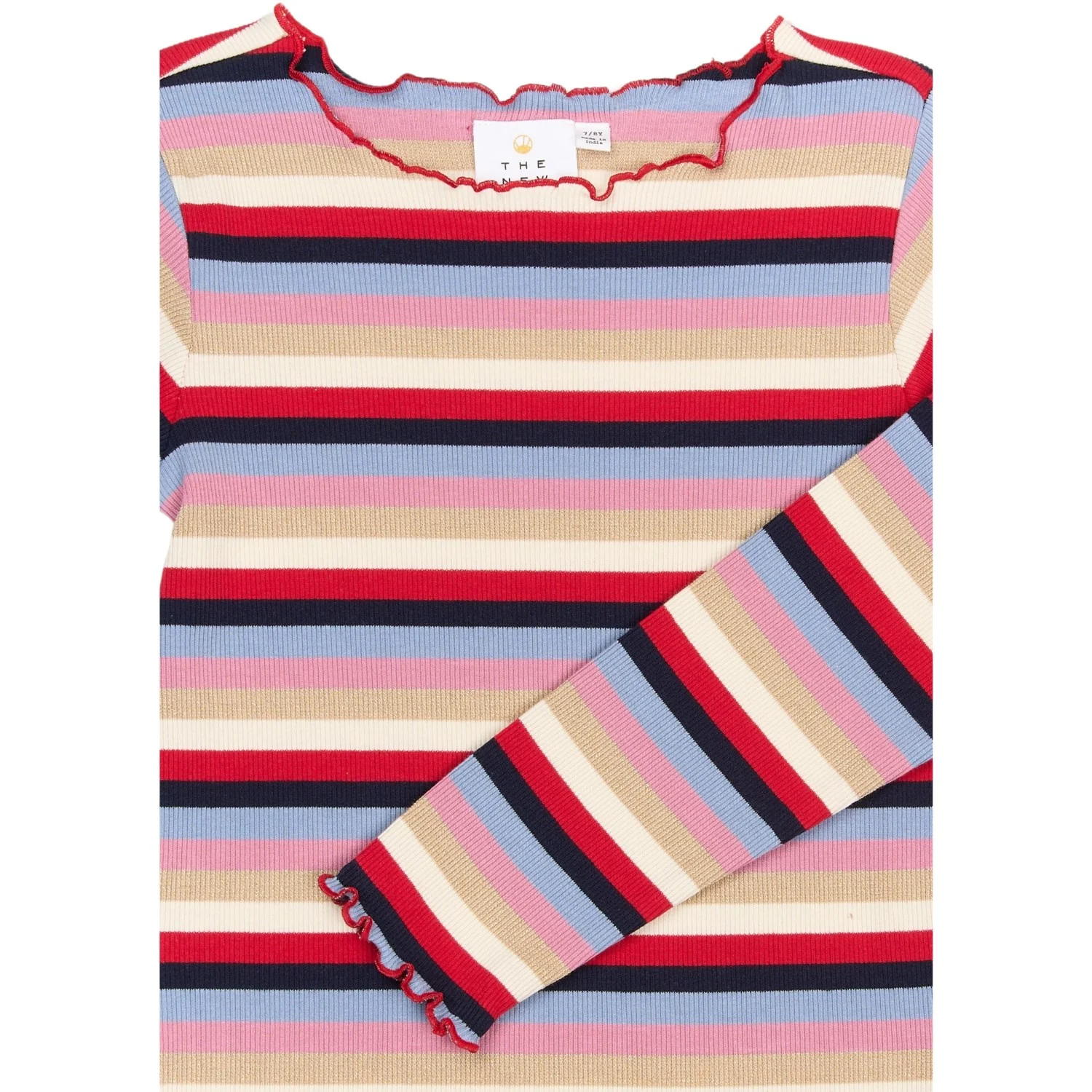 The New Multi Striped Rosie L_S Rib Tee - Image 5