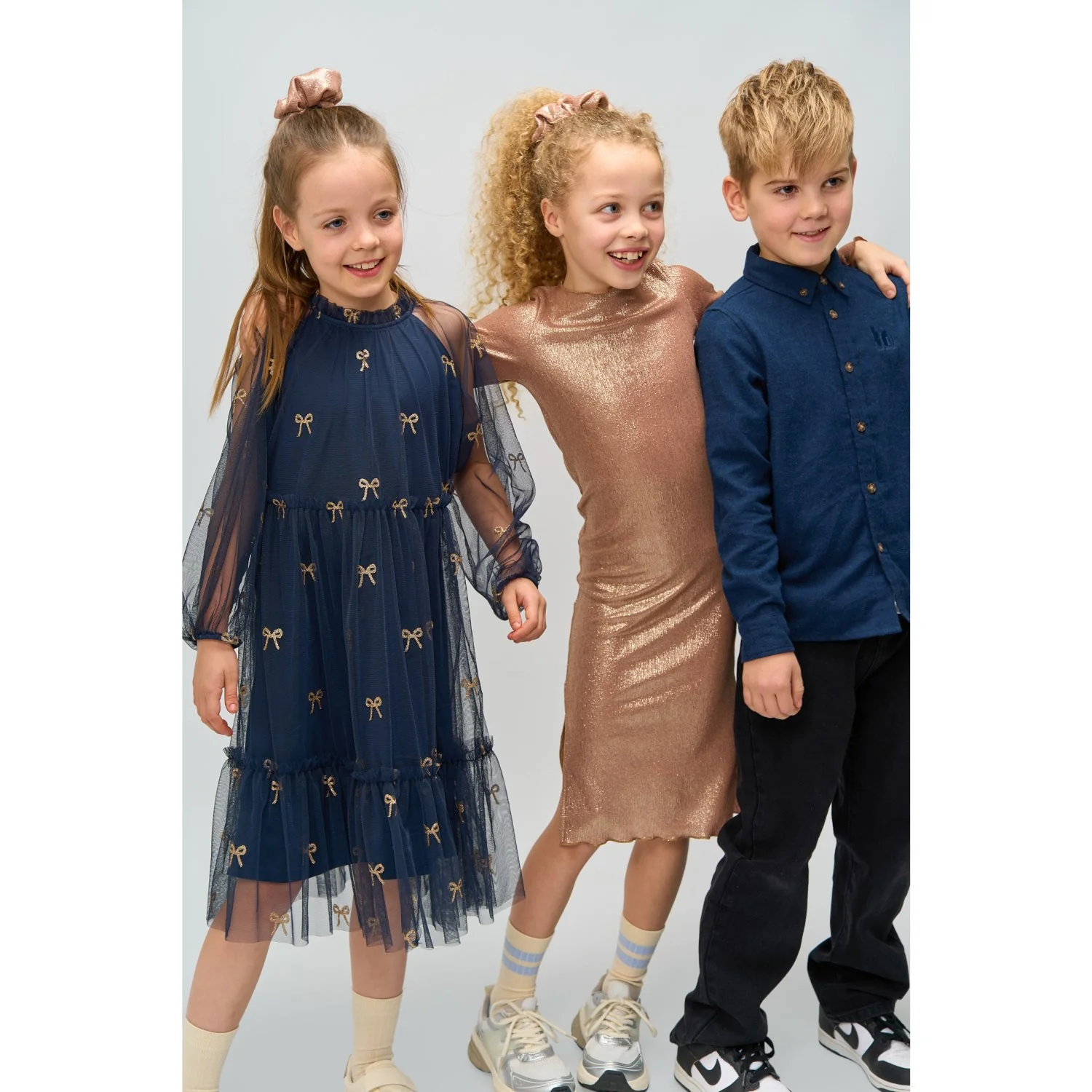 The New Navy Blazer AOP Rudelle L_S Dress - Image 3