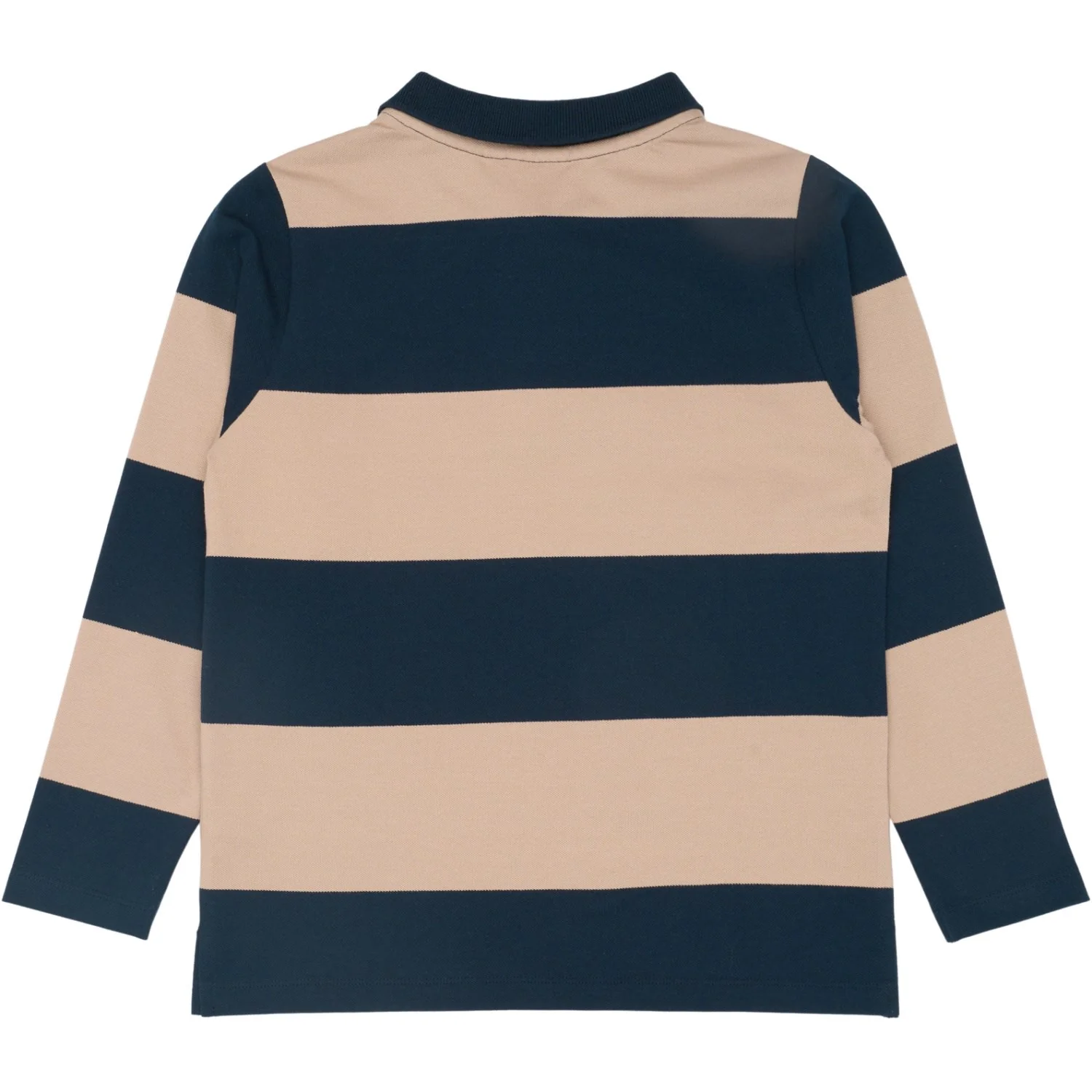 The New Navy Blazer Striped Rhett L_S Pique Polo - Image 3